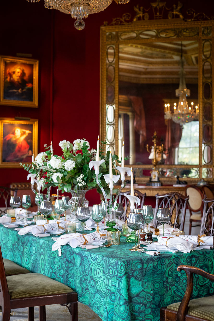 Porcelain Napkin Ring in Gold Glaze