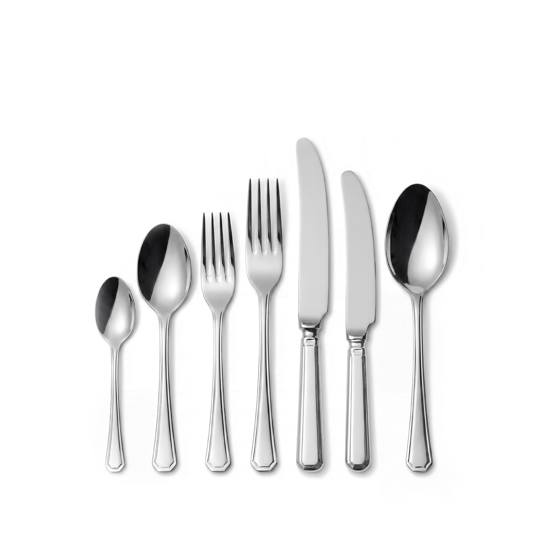 Grecian Satin Finish Stainless Steel 7-Piece Cutlery Set