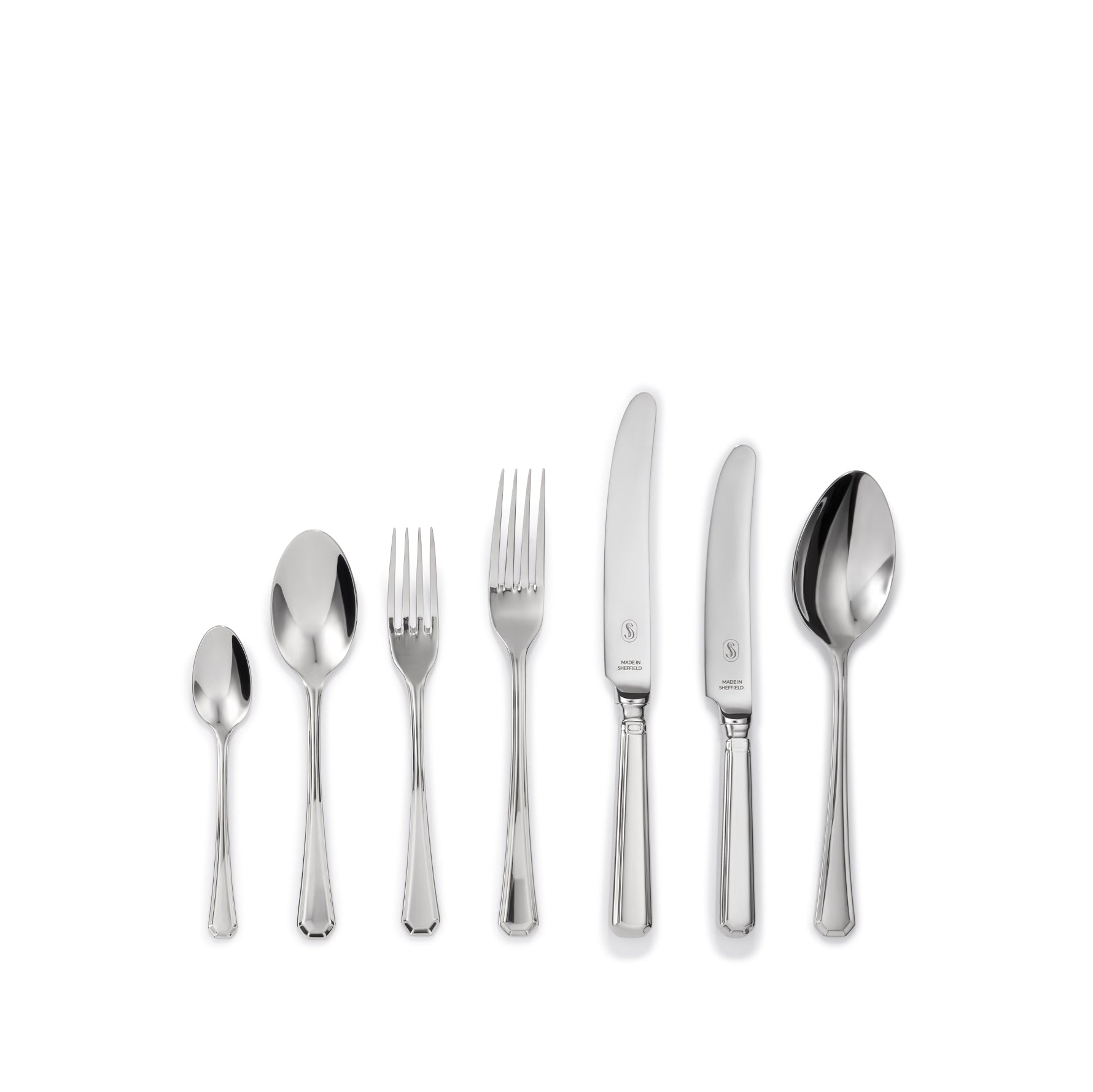 Grecian Satin Finish Stainless Steel 7-Piece Cutlery Set