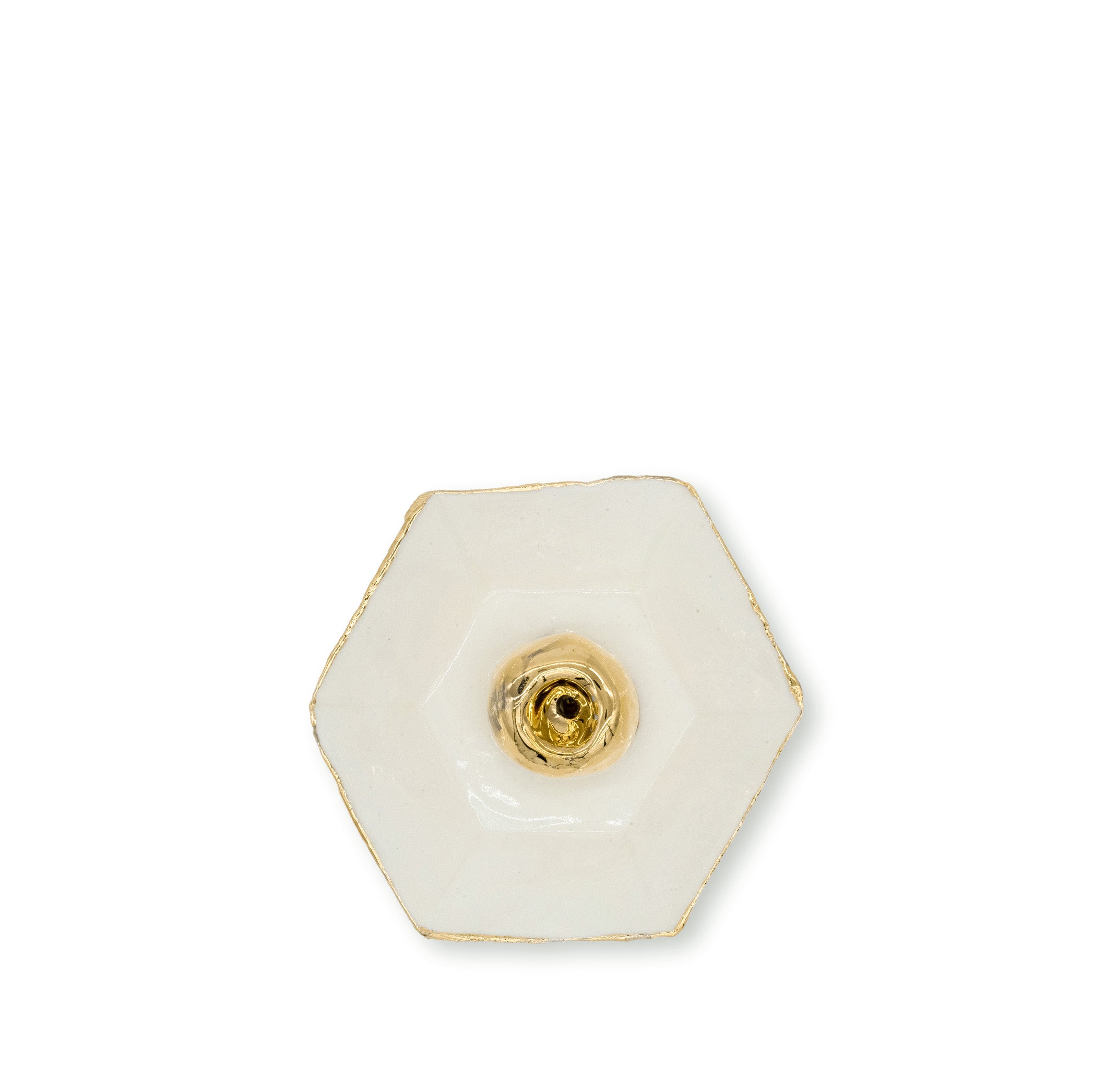 HB Jagged Small Hexagonal Incense Holder