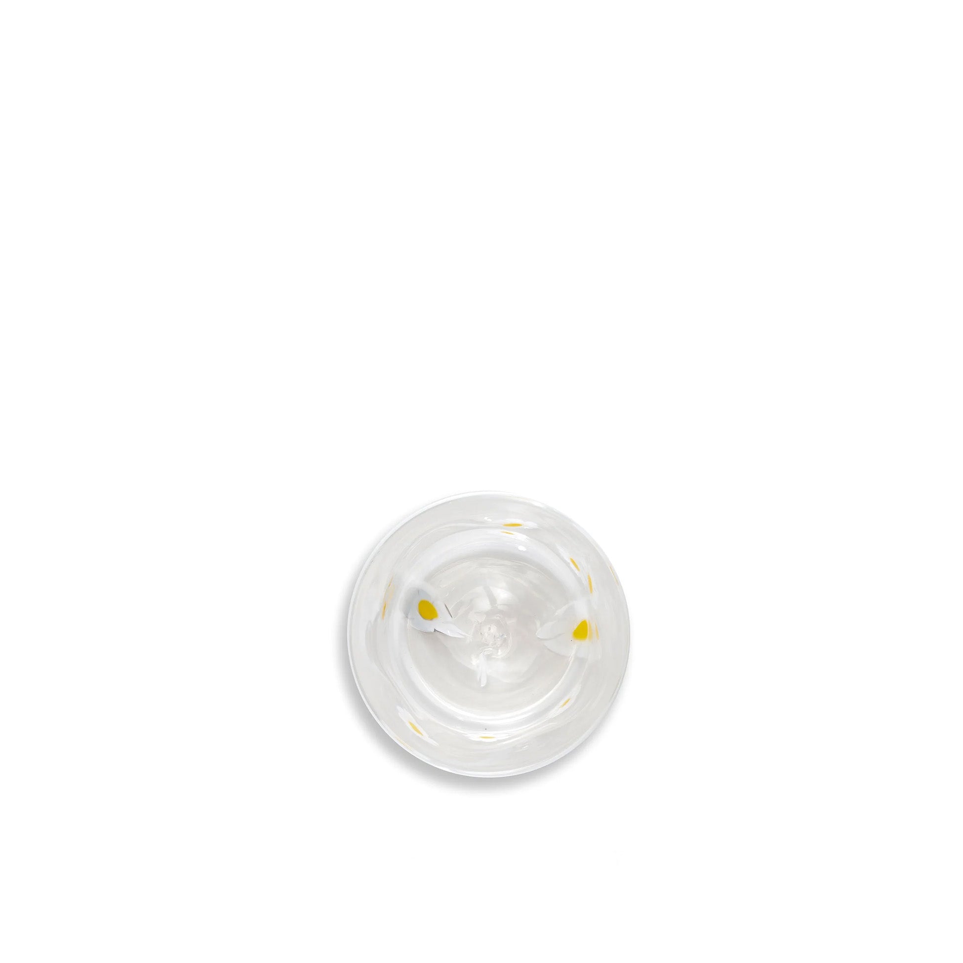 Handblown Murano Glass Daisy Tumbler