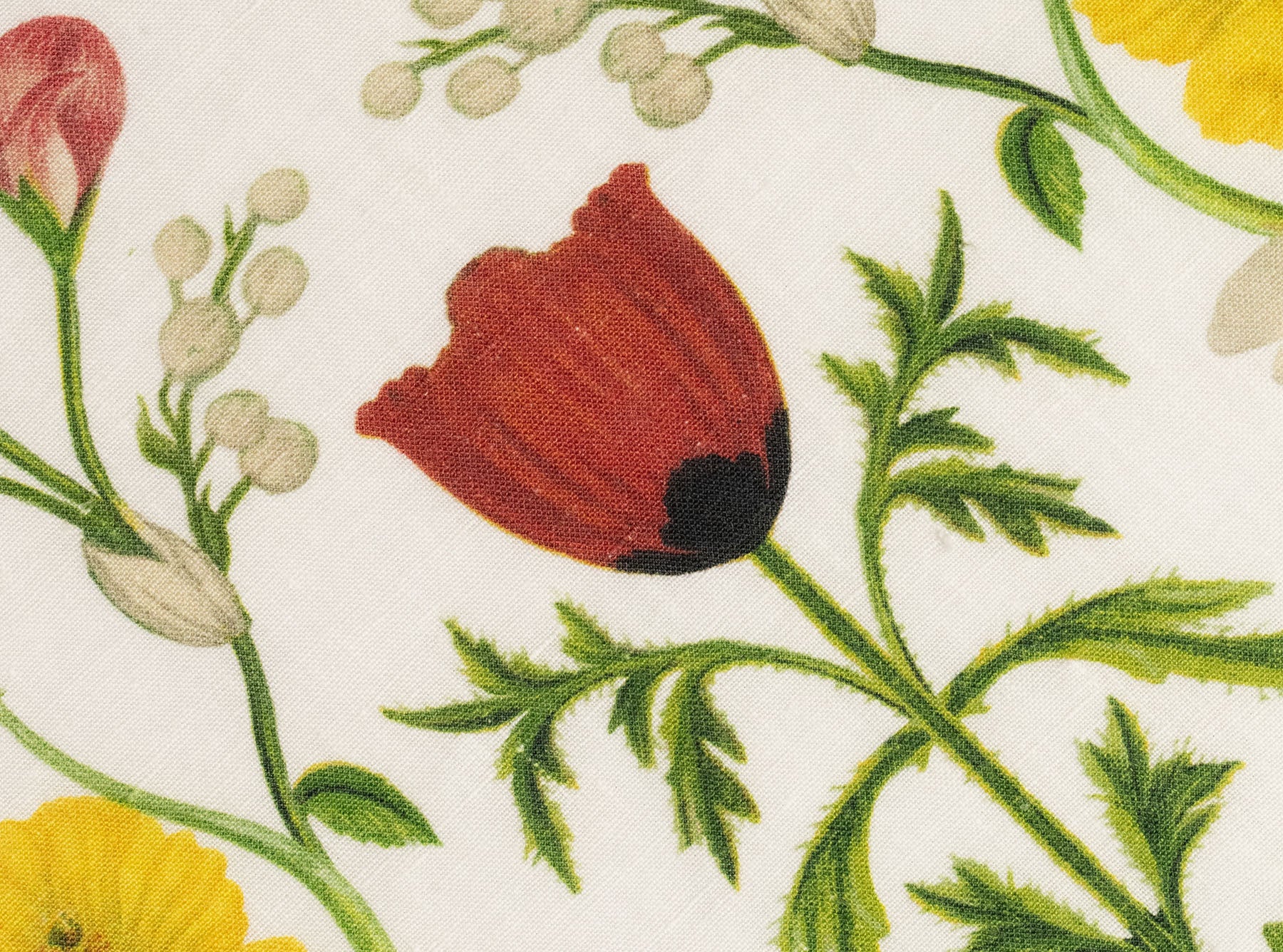 S&B x John Derian 'Botanical Wildflower' Linen Tablecloth