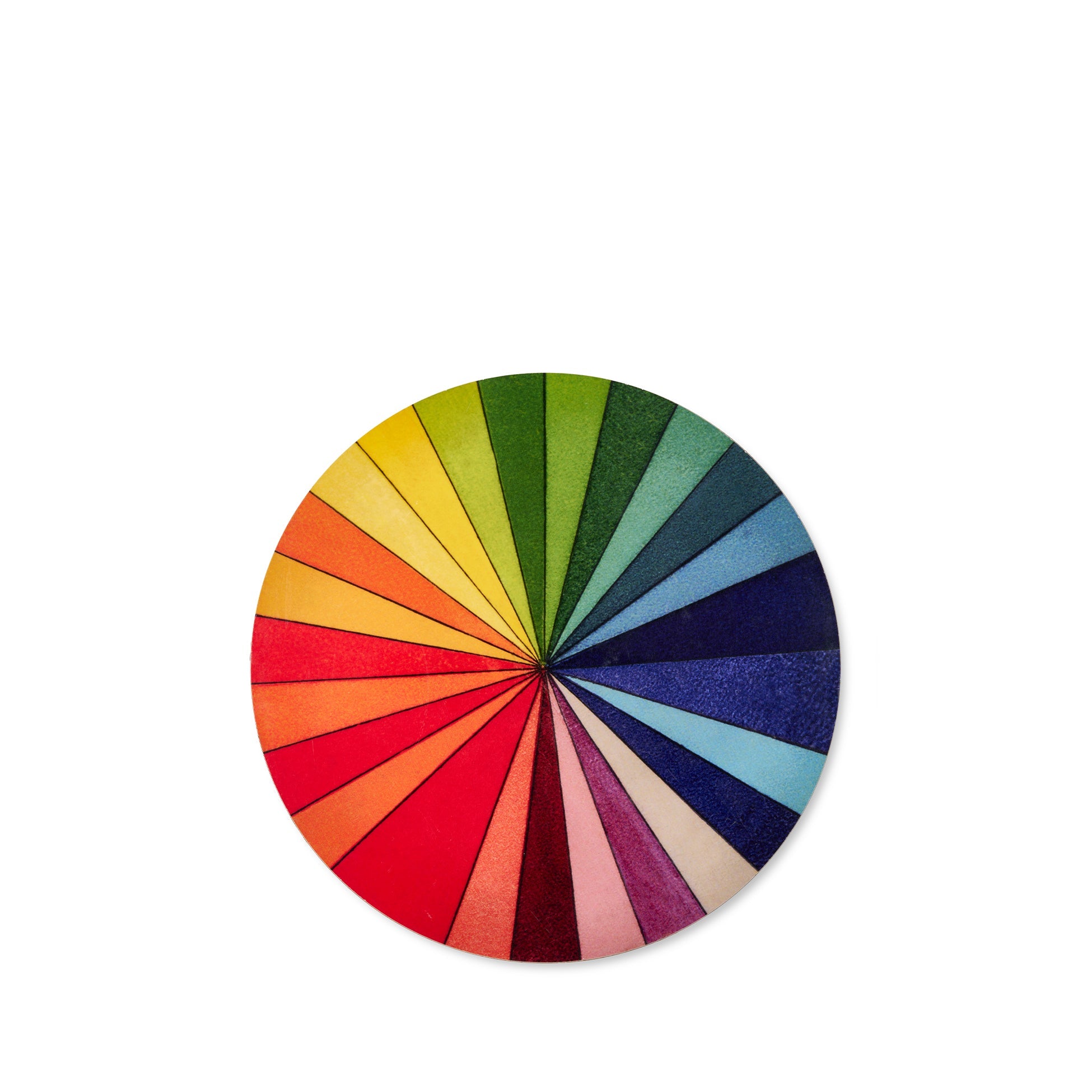 S&B x John Derian 'Colour Wheel' Round Cork-Backed Placemat, 34cm