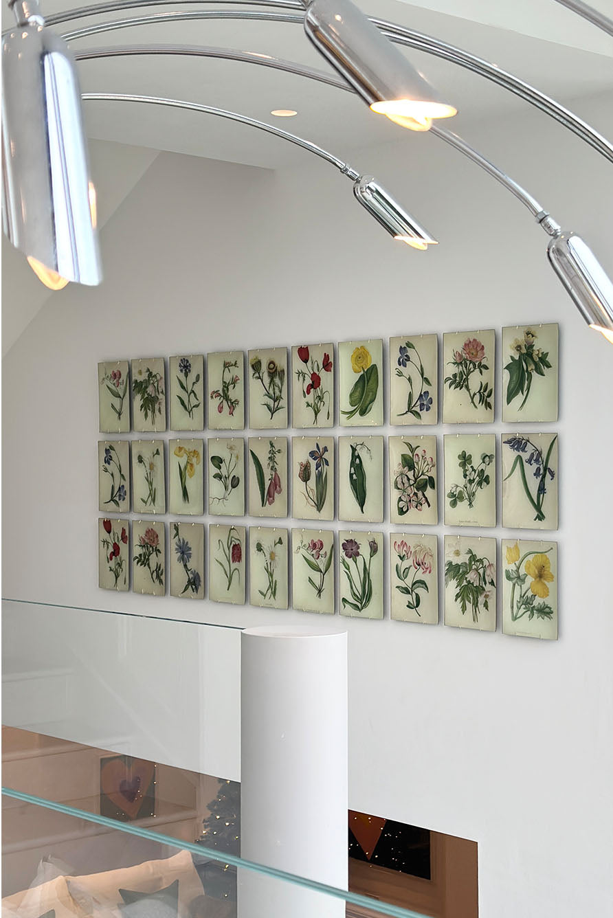 John Derian 'Lily of the Valley' Rectangular Tray, 20 x 27cm