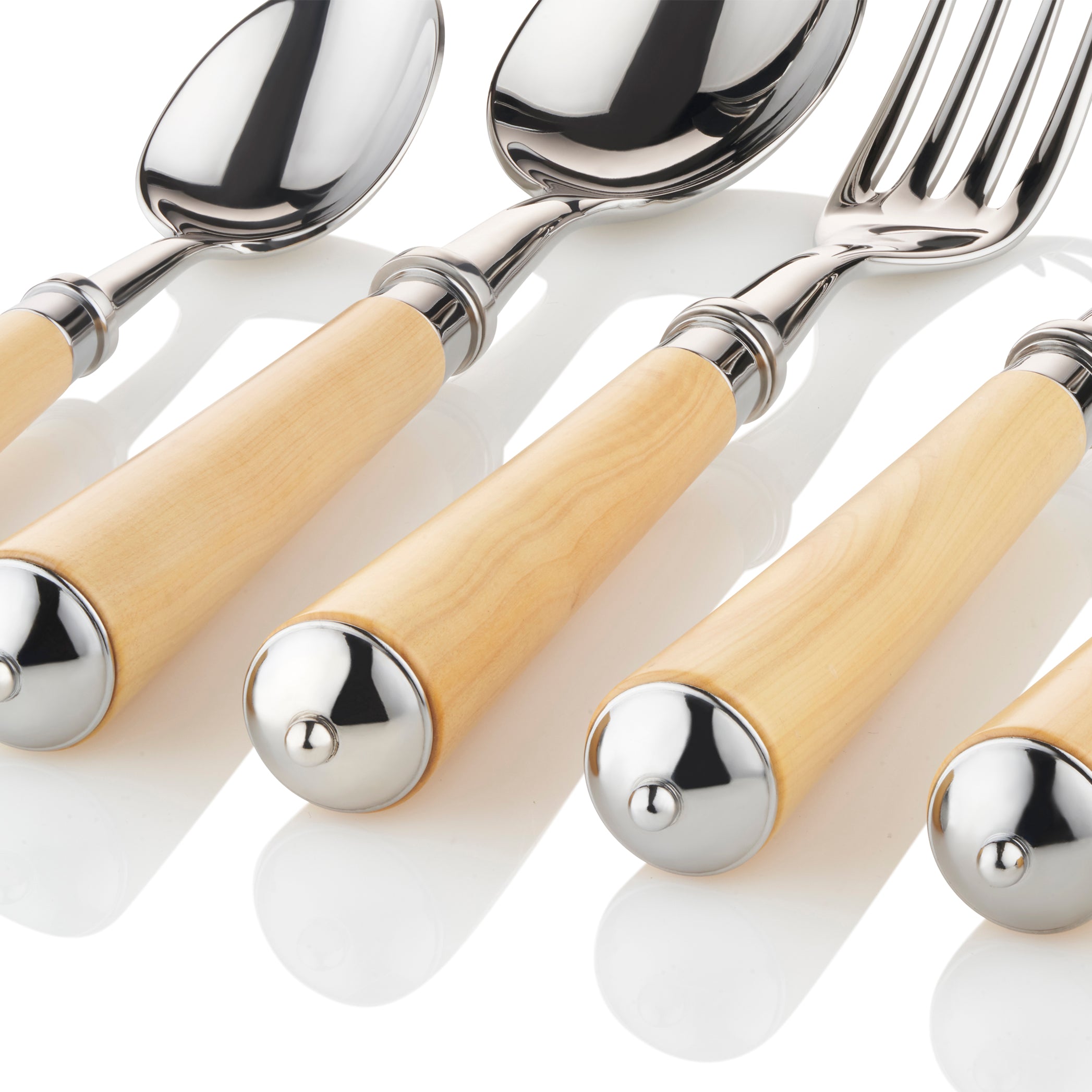 Julia Boxwood & Stainless Steel 7 Piece Cutlery Set
