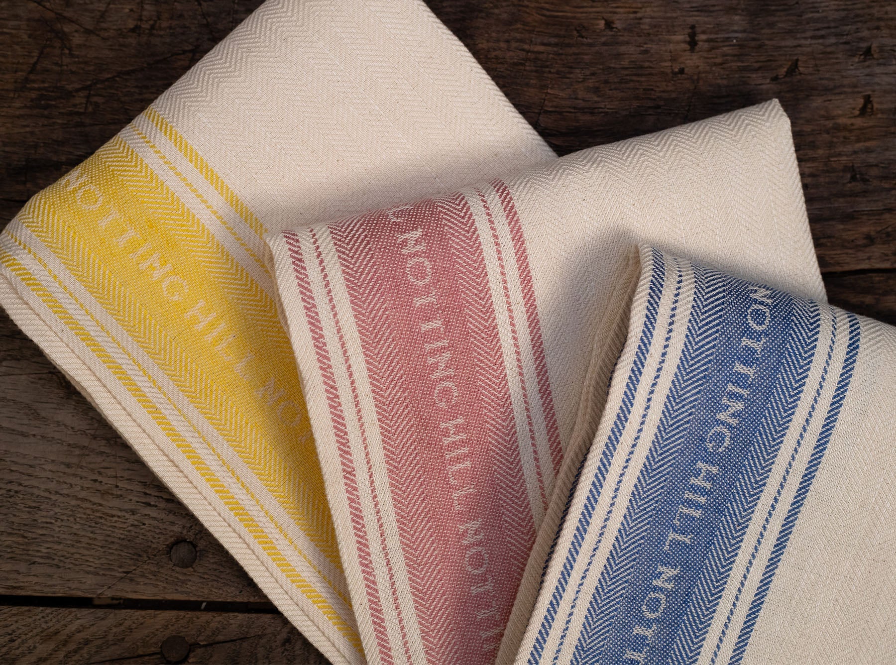 S&B Yellow Linen & Cotton Kitchen Towel, 75cm x 45cm