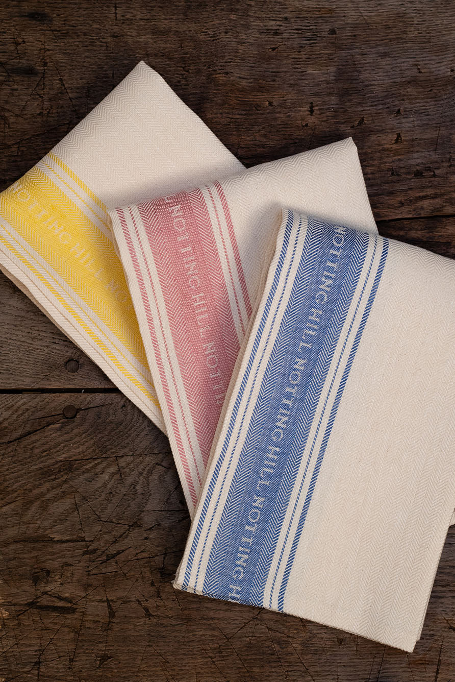 S&B Yellow Linen & Cotton Kitchen Towel, 75cm x 45cm
