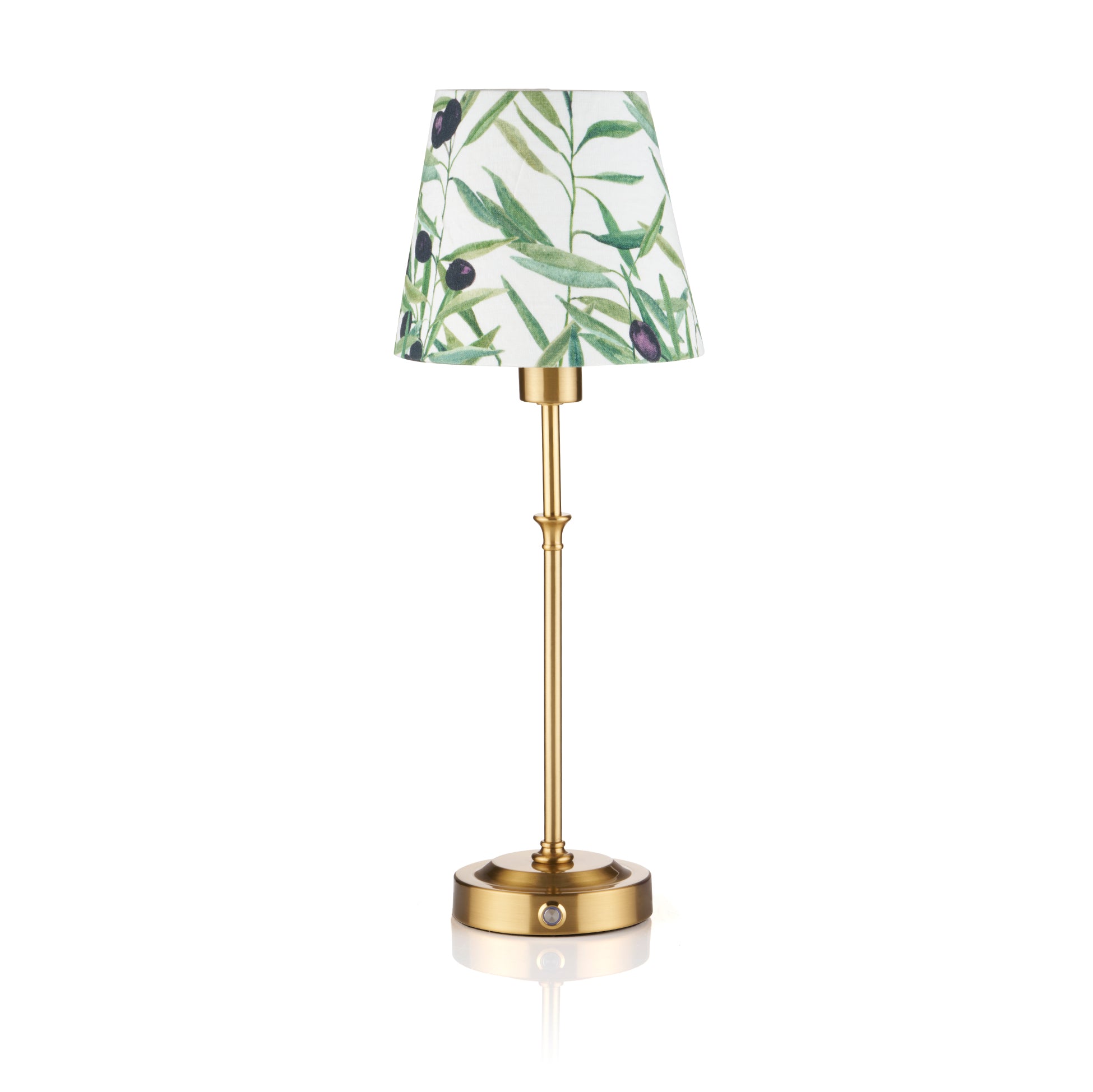 'L'Olivier' Linen French Drum Lampshade, 13cm