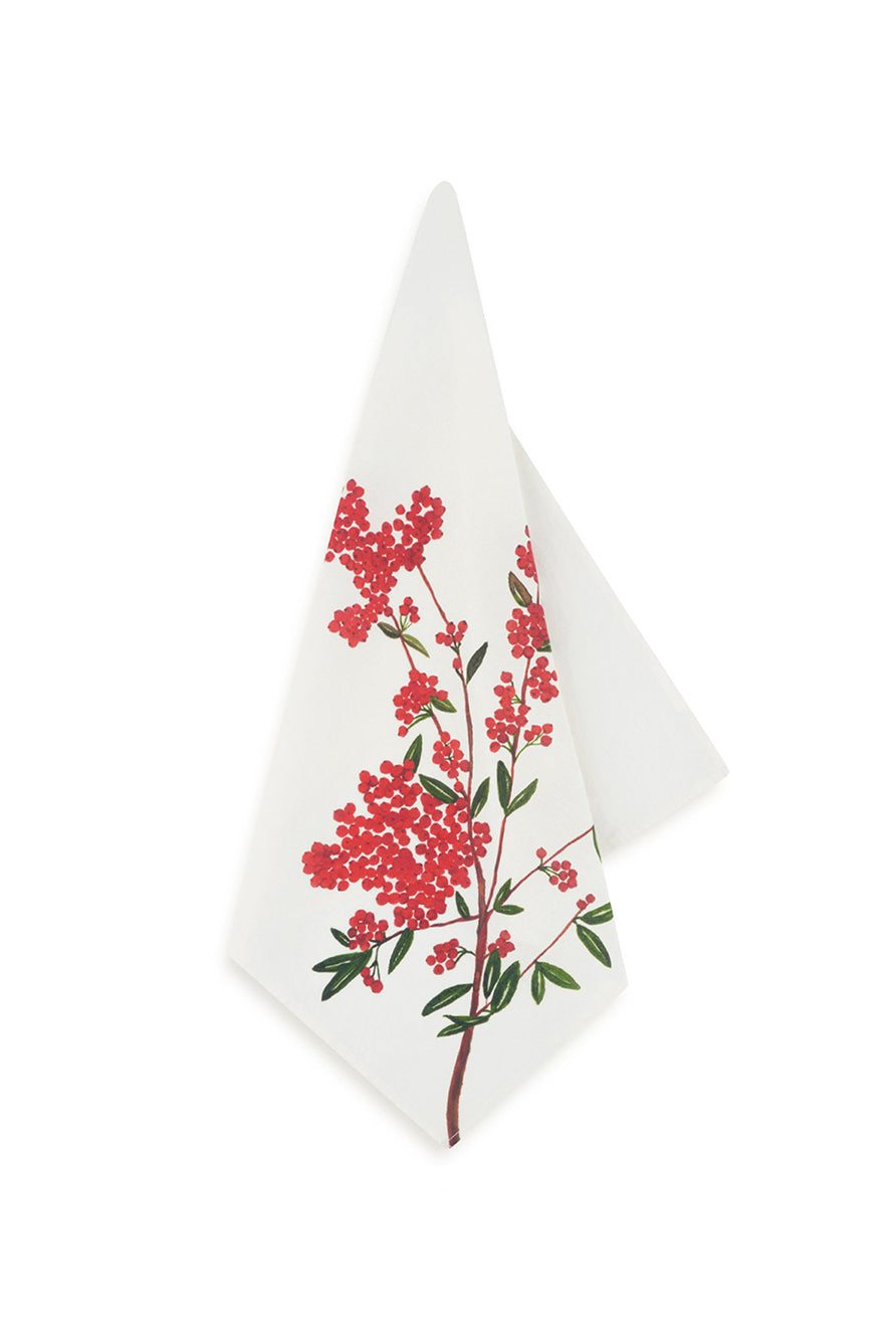 'Les Airelles' Linen Napkin, 50x50cm