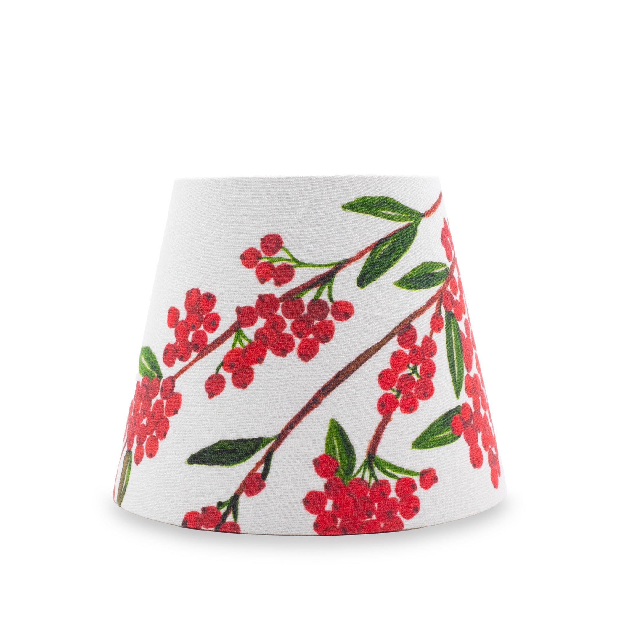 'Les Airelles' French Drum Lampshade with Golden Lining, 13cm