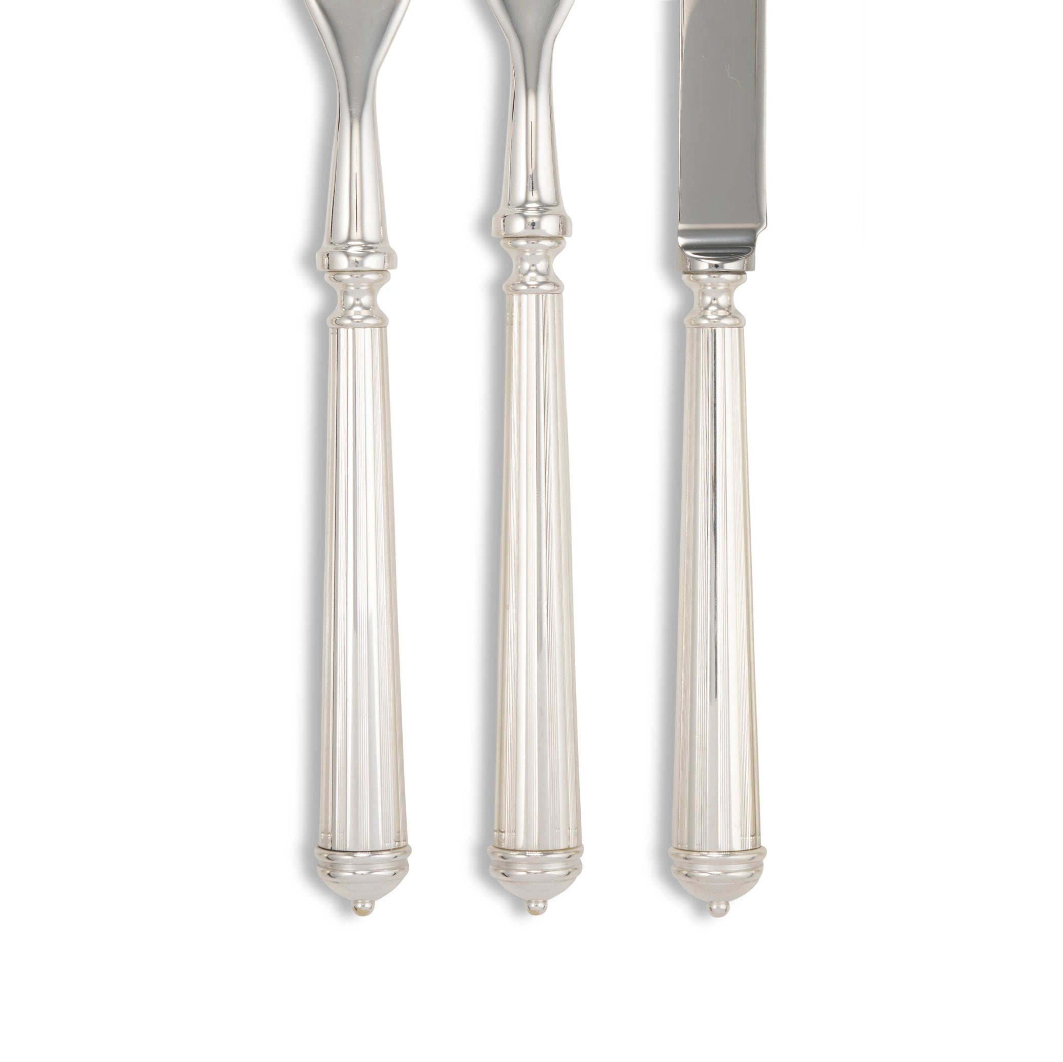 Julia Lignes Silver Plated 7 Piece Cutlery Set