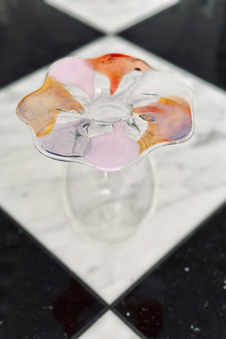 Handblown Glass Multicoloured Bud Vase, 20cm (IN ASSORTED COLOURS)