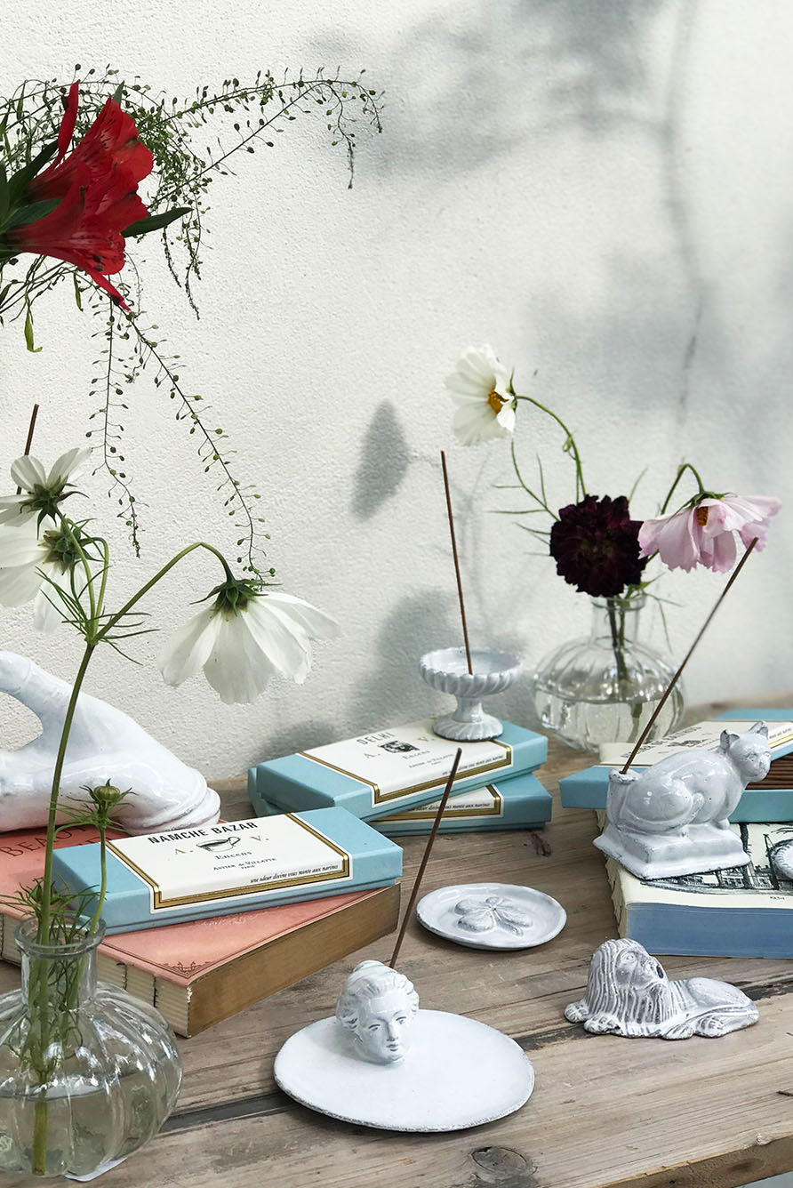 Marie Antoinette Incense Burner by Astier de Villatte, 10.5cm