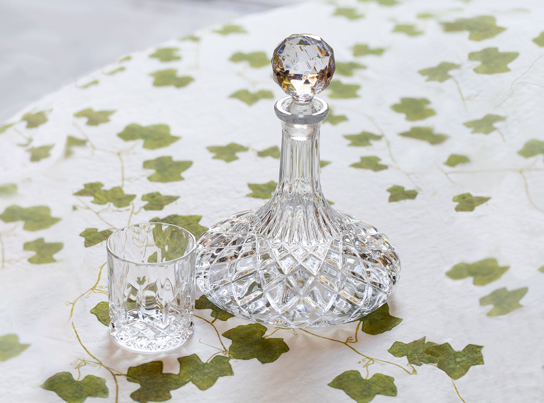 Crystal Wine Decanter & Stopper