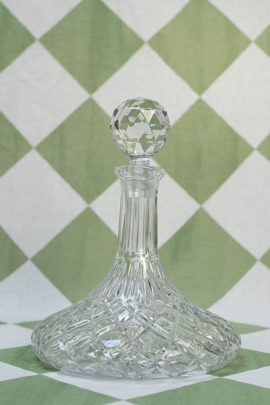 Crystal Wine Decanter & Stopper