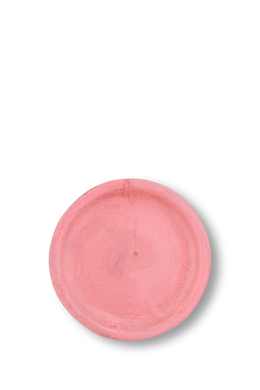 Resin Candlestick in Pink, Medium 30cm