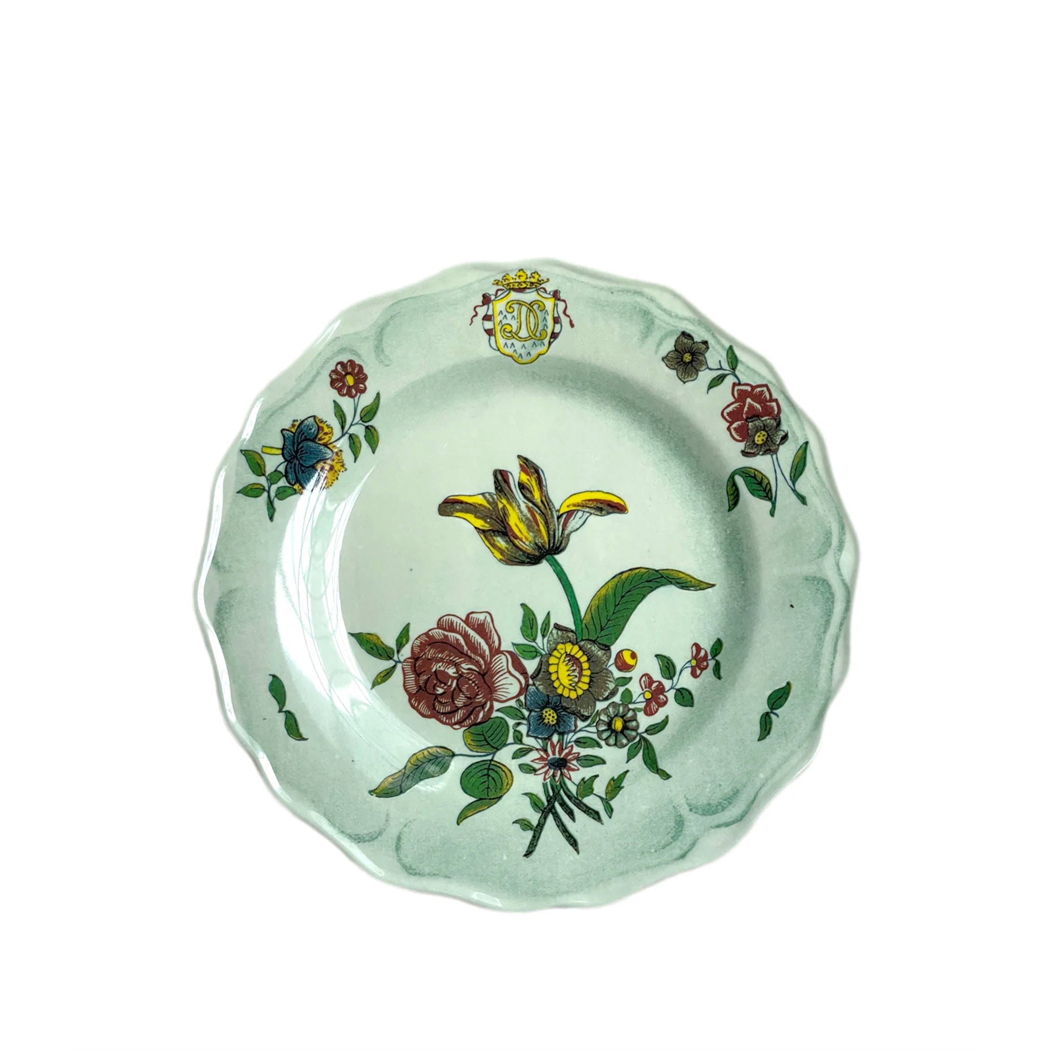 John Derian 'Faience Fleurs Isolees' Melamine Dinner Plate, 27cm