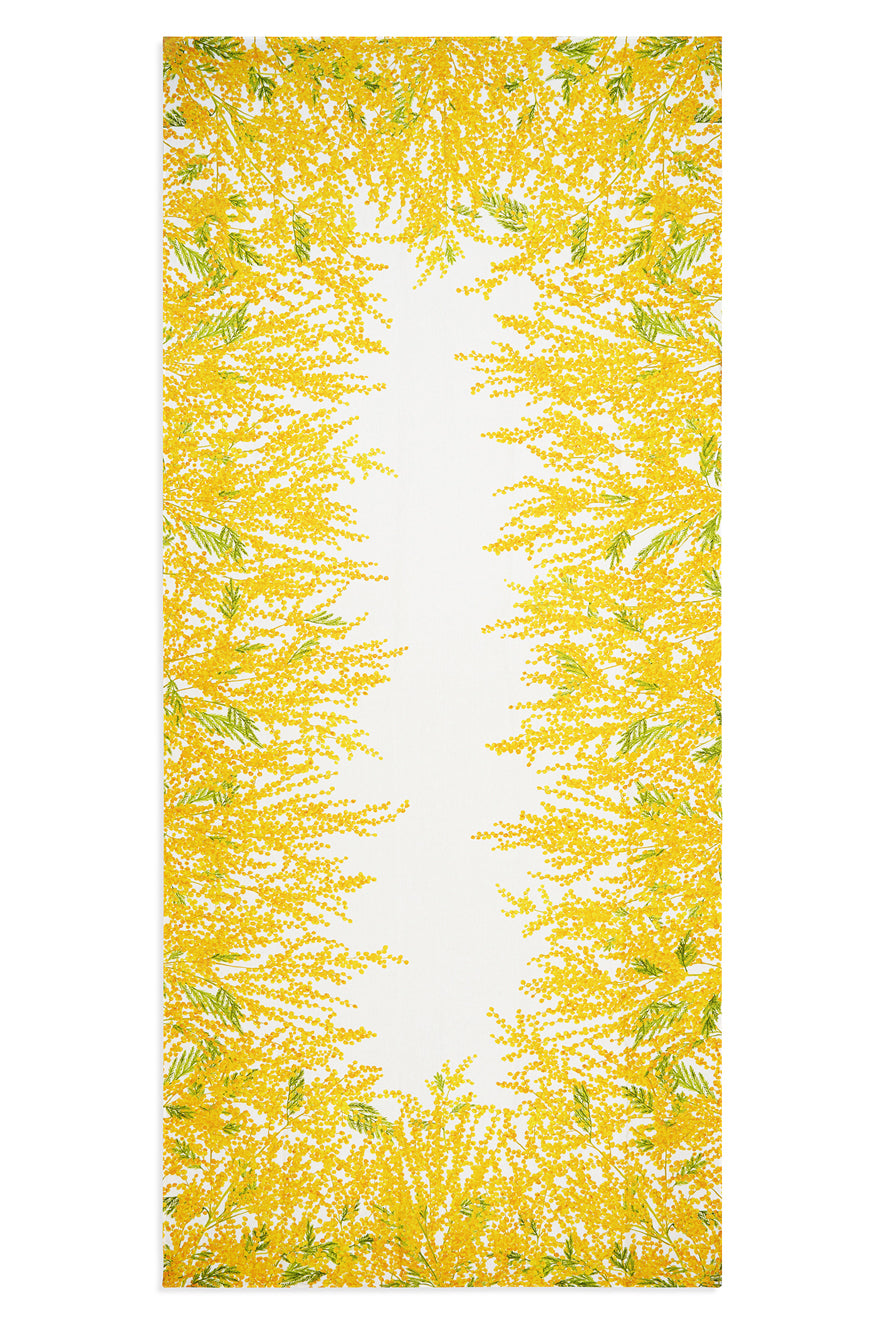 'Mimosa' Linen Tablecloth in Yellow