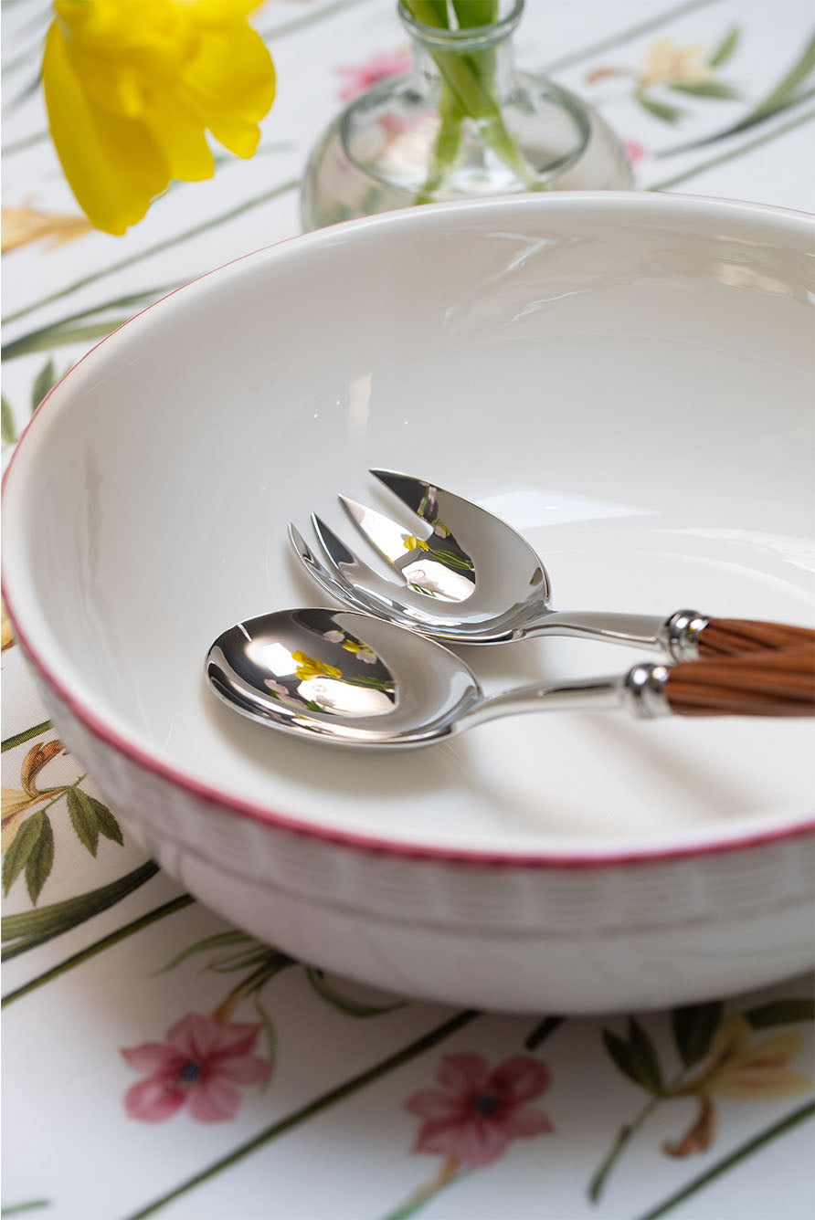 Montana Rosewood Stainless Salad Serving Set