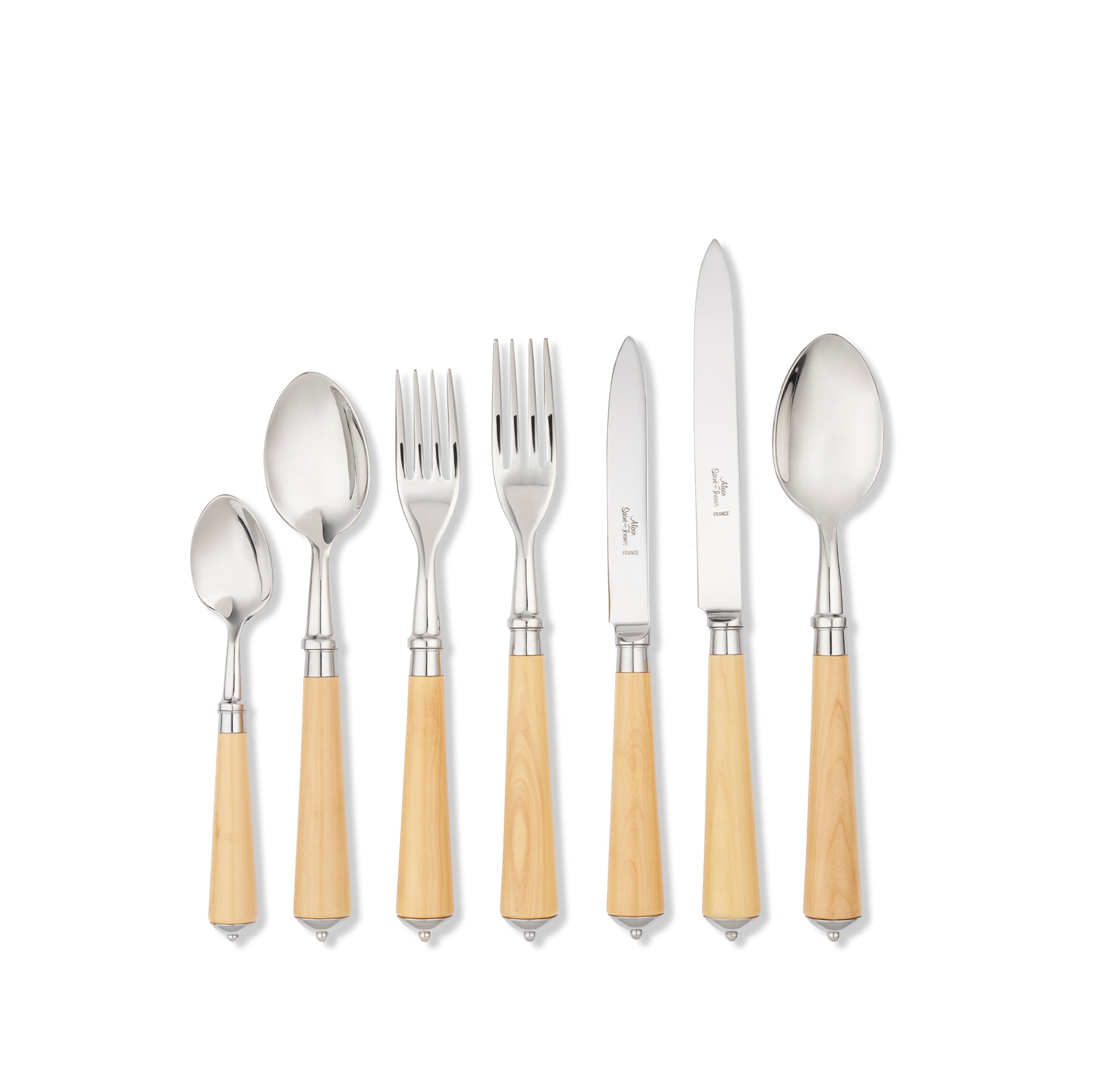 Julia Boxwood & Stainless Steel 7 Piece Cutlery Set