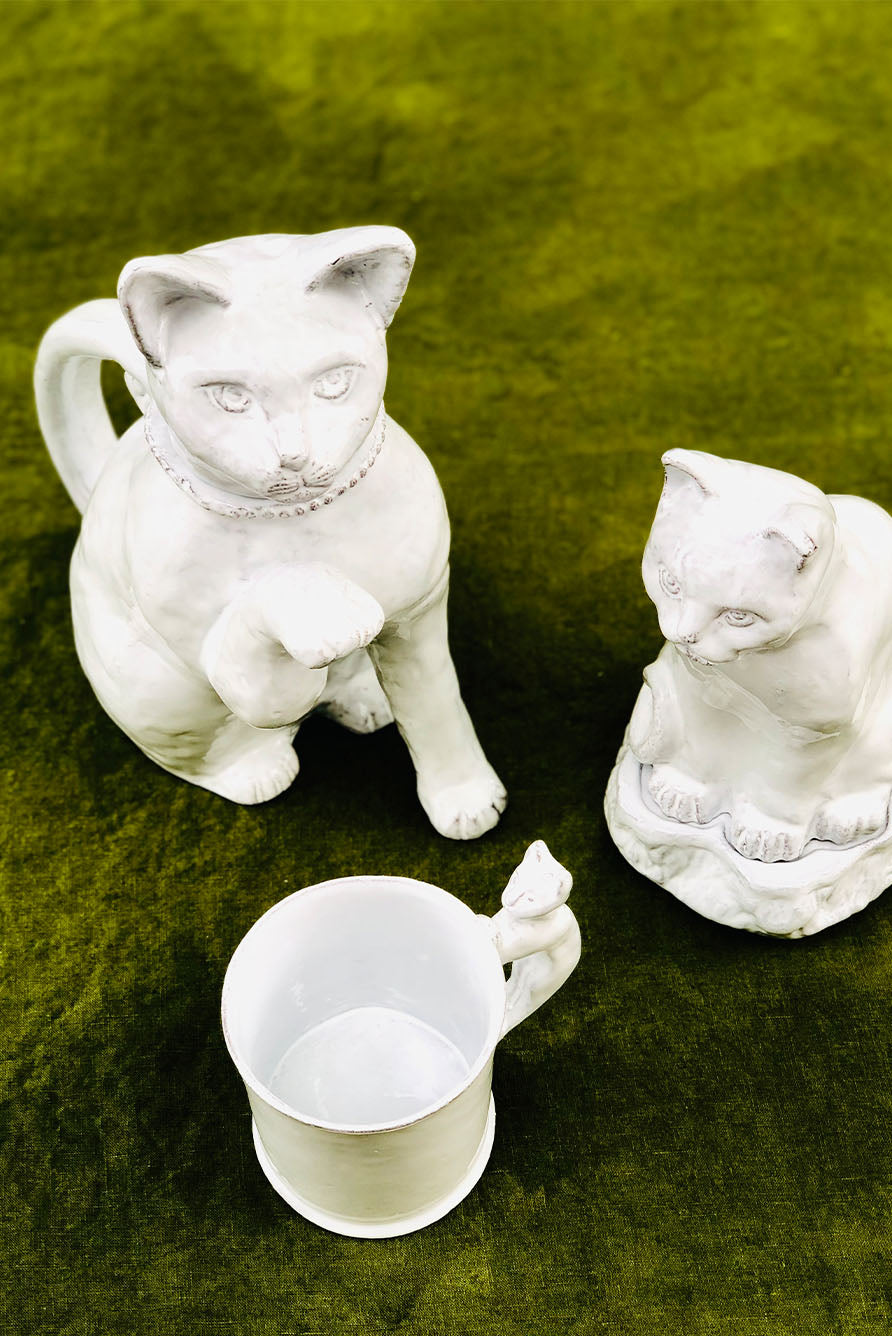 Setsuko Cat Teapot by Astier de Villatte, 26cm