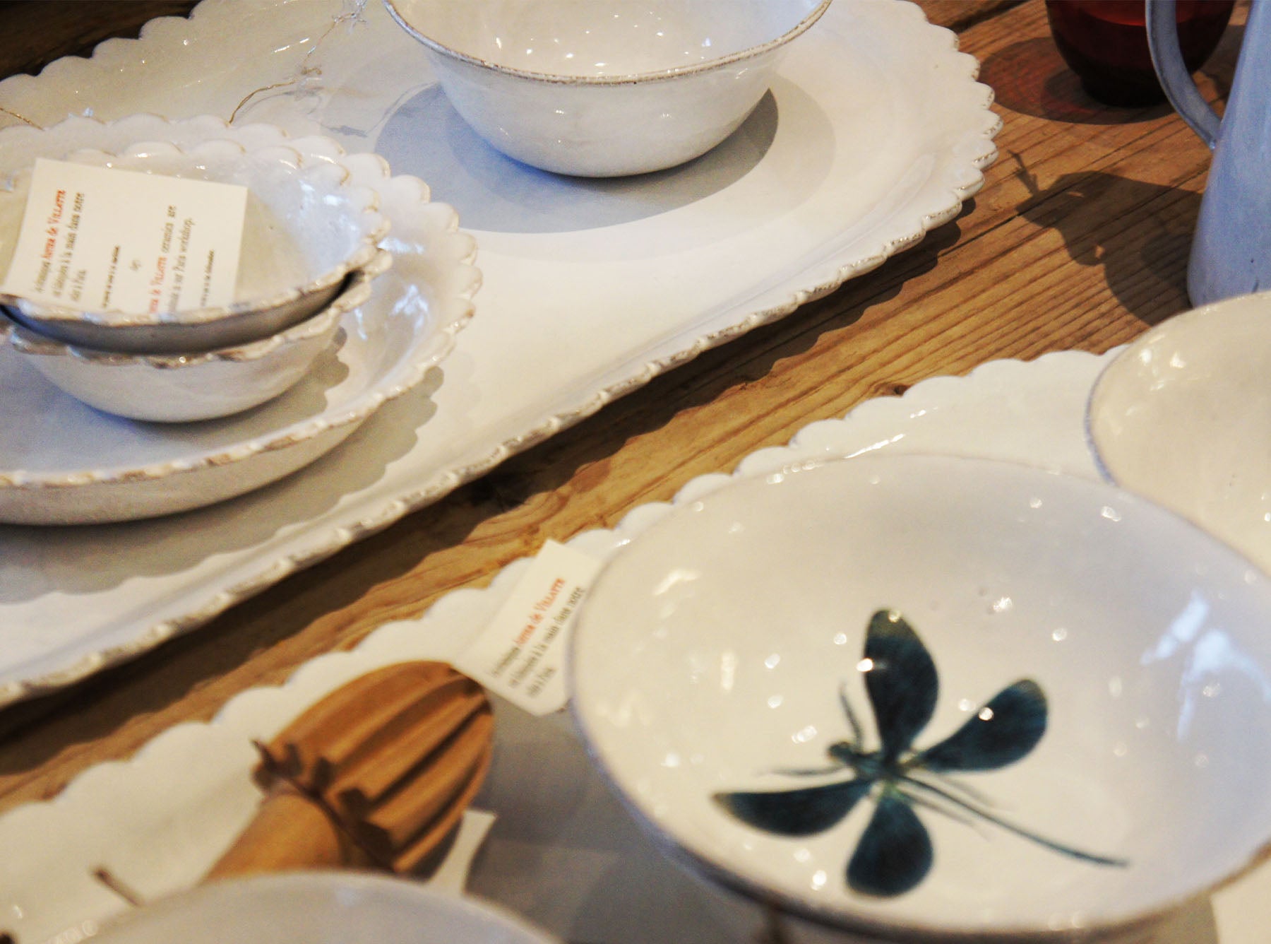 Dragonfly Soup Plate by Astier de Villatte