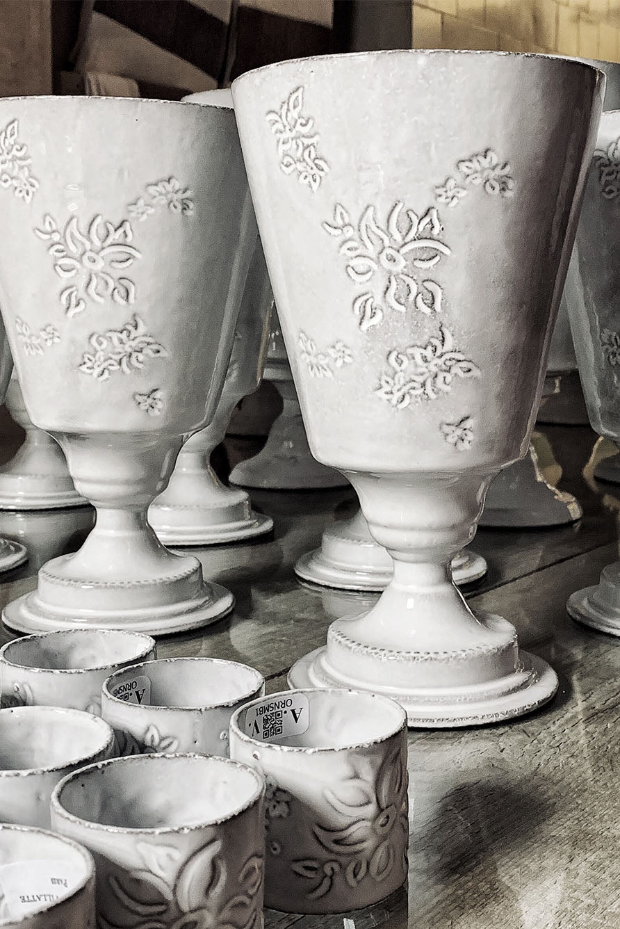 Astier de Villatte x Summerill & Bishop Vase with Falling Flower, 31cm