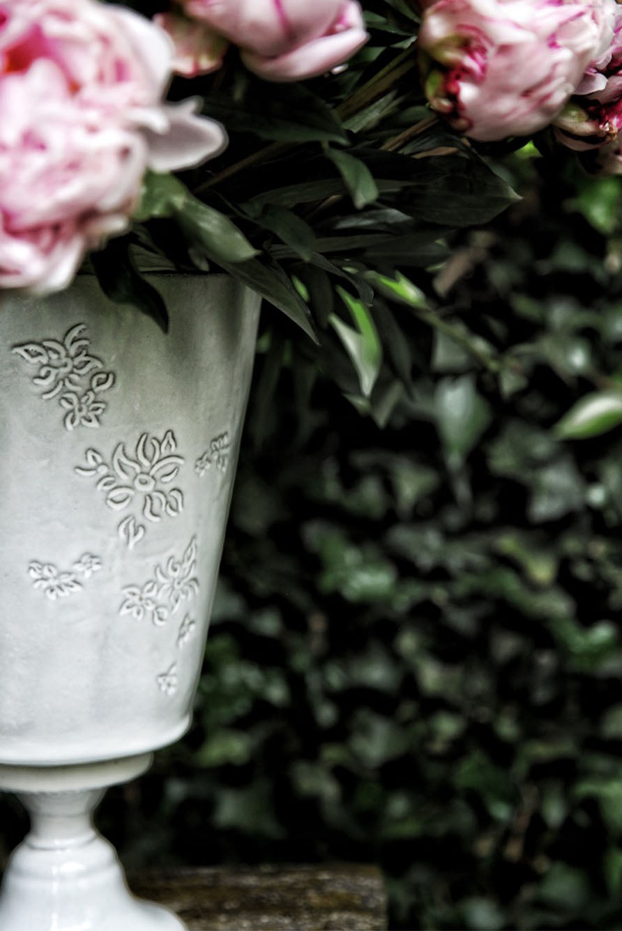 Astier de Villatte x Summerill & Bishop Vase with Falling Flower, 31cm
