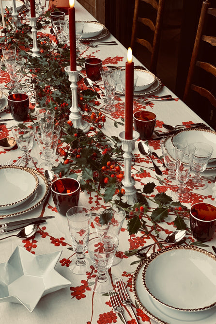 'Les Airelles' Linen Tablecloth