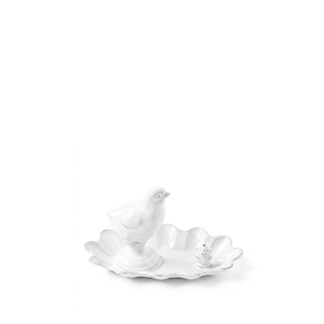 White Ceramic Poussin Chick Incense Holder by Astier de Villatte, 15cm