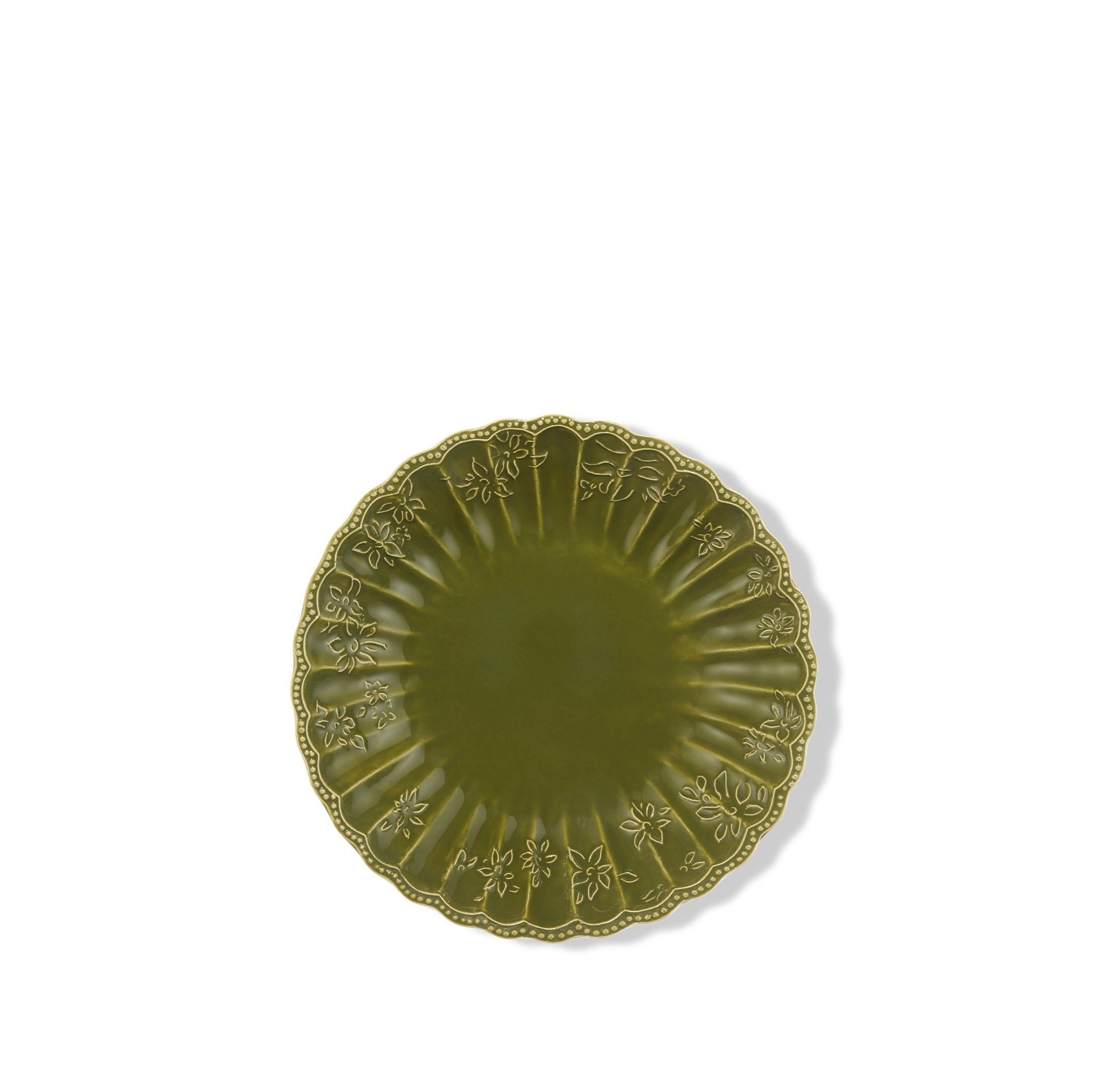 Bernadette's Falling Flower Green Soup Bowl, 22cm