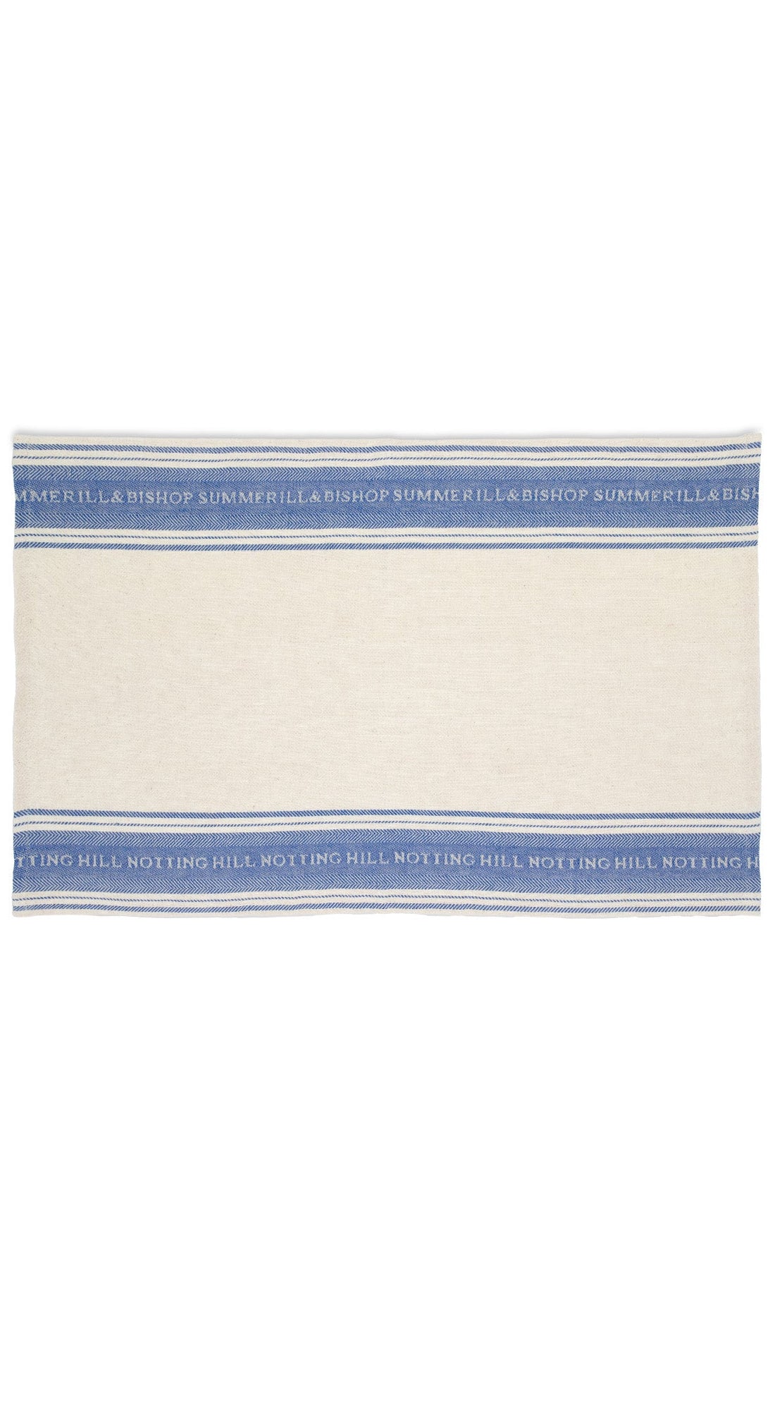 S&B Blue Linen & Cotton Tea Towel, 75cm x 45cm