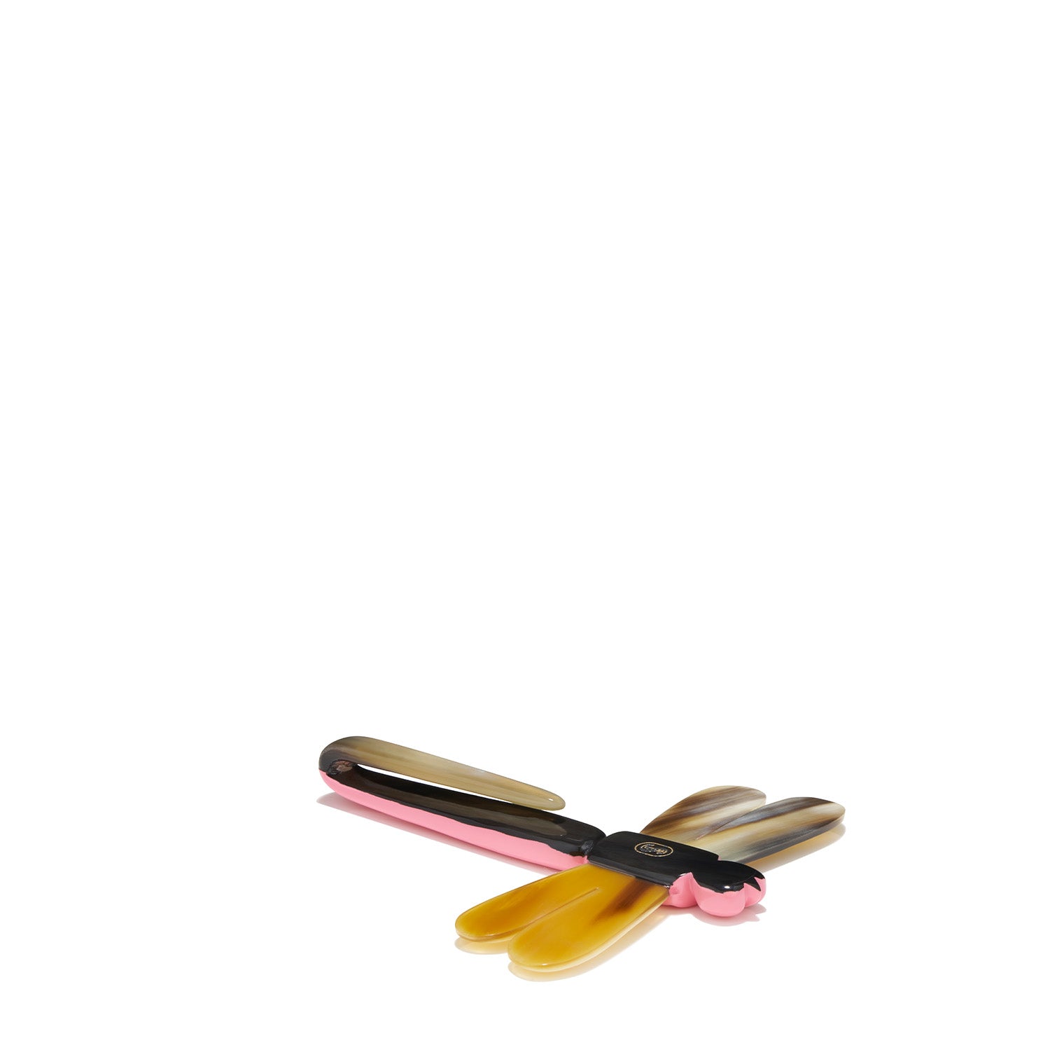 S&B Dragonfly Pink Napkin Clip