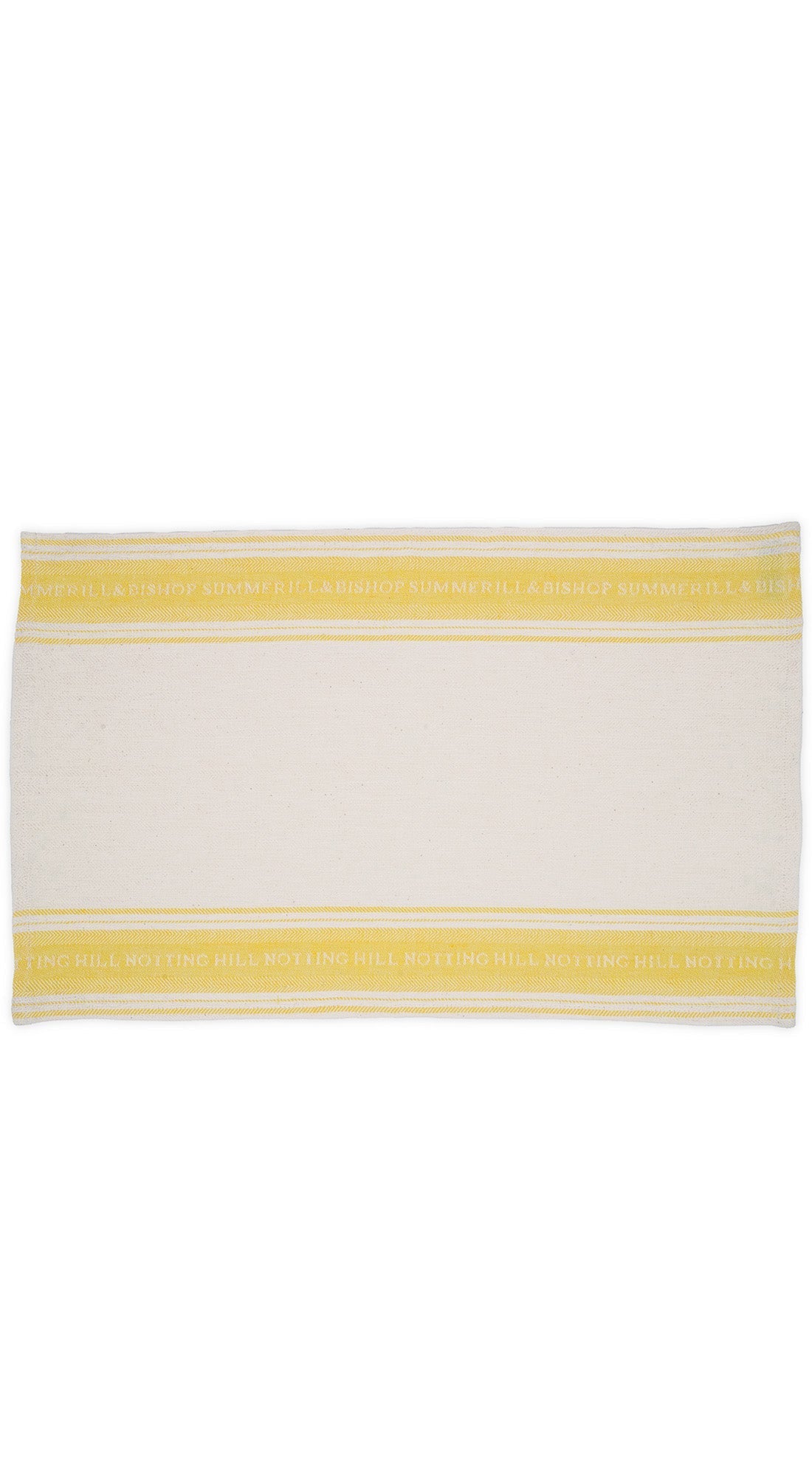 S&B Yellow Linen & Cotton Tea Towel, 75cm x 45cm
