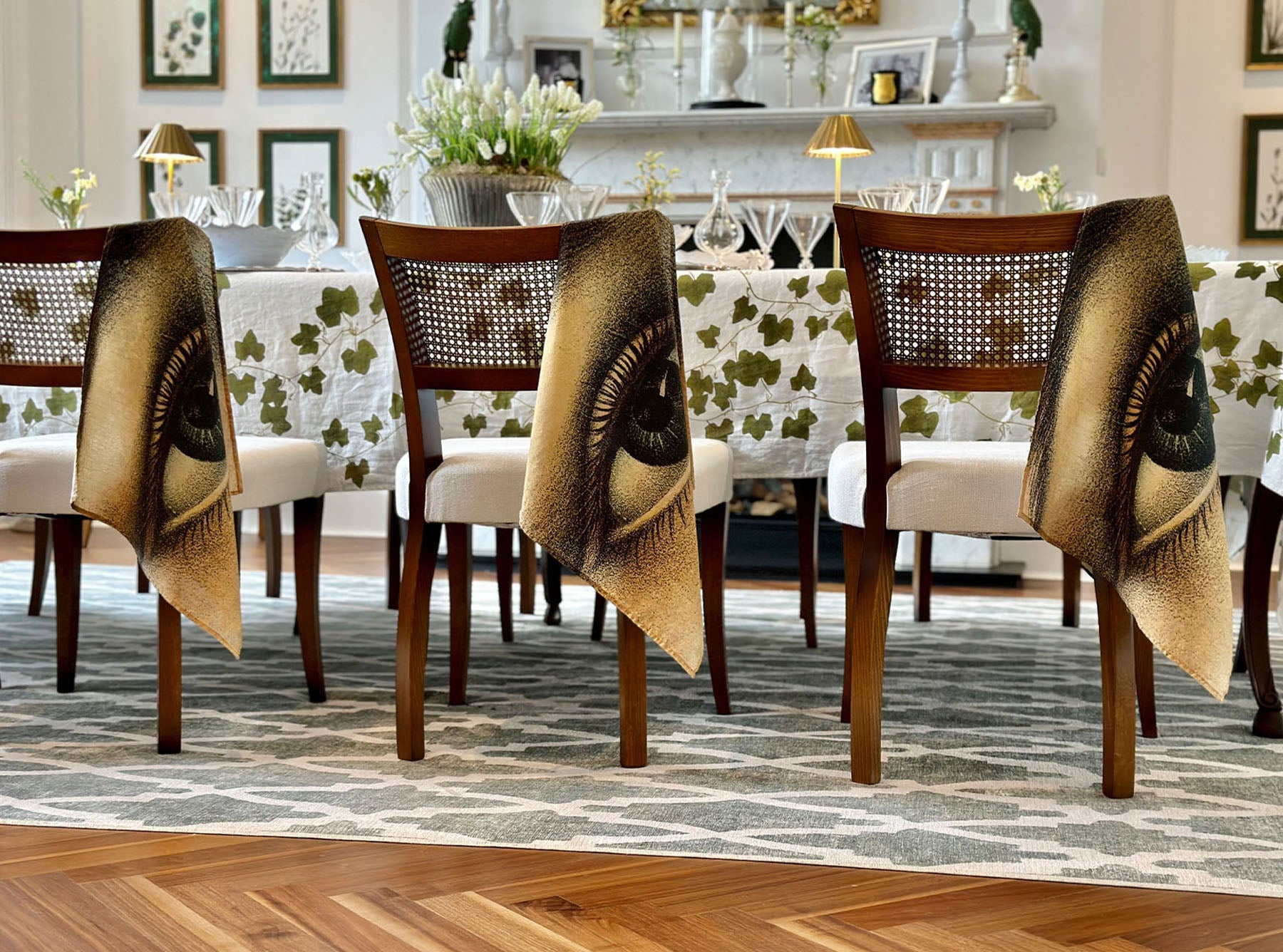 Set of 6 S&B x John Derian Mix Linen Napkins, 50x50cm