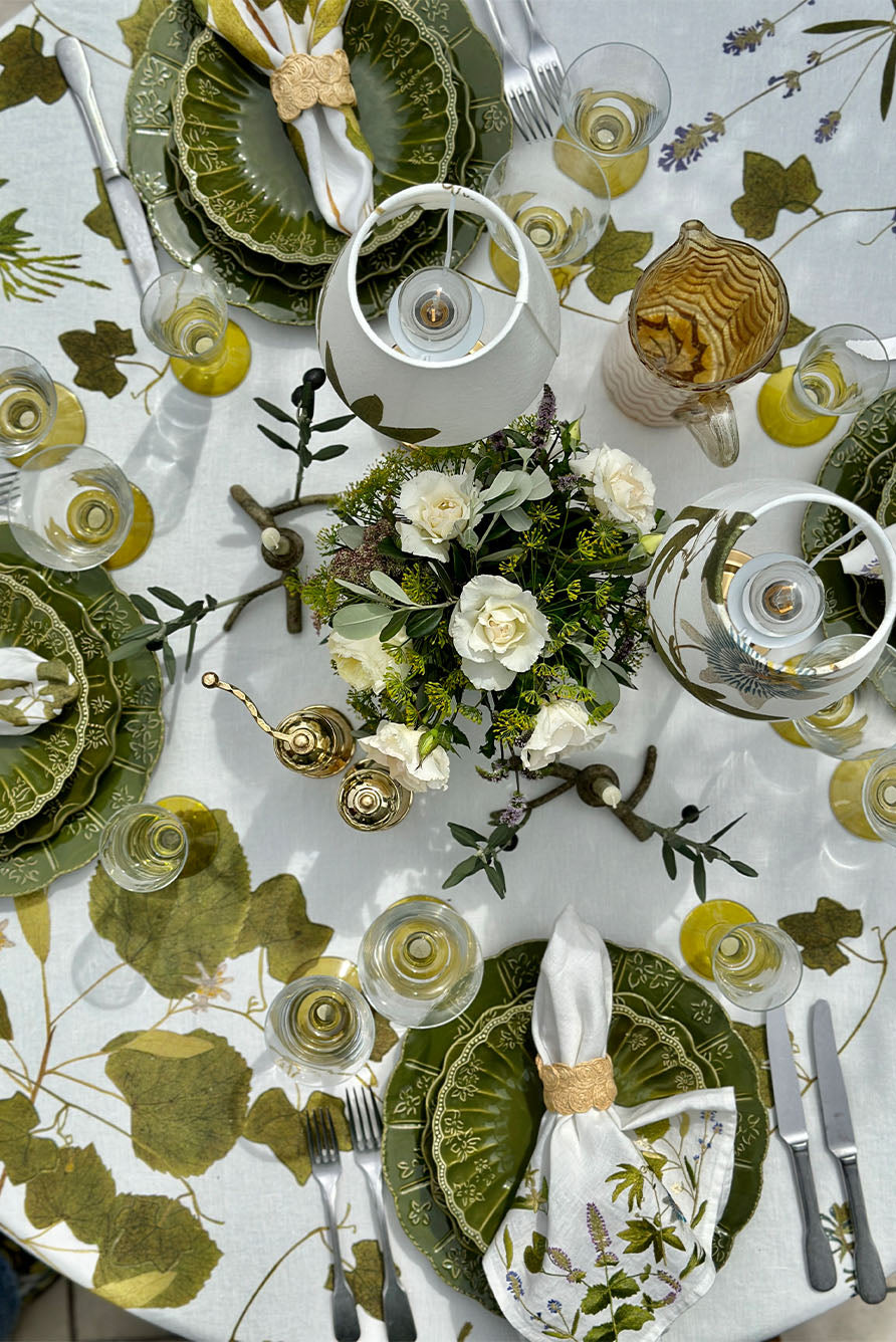 'Samira' Handwoven Straw Effect Napkin Ring