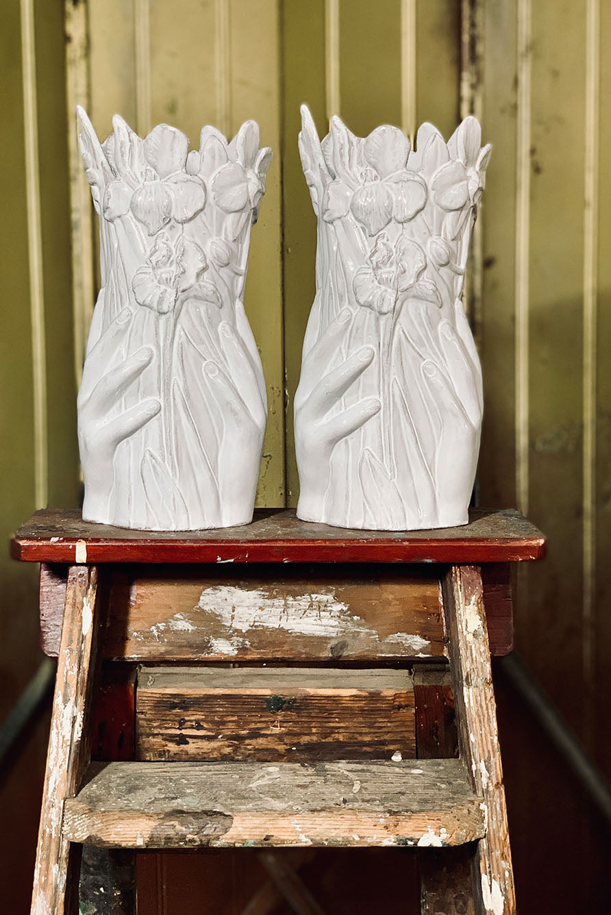 Serena Vase by Astier de Villatte, 30cm