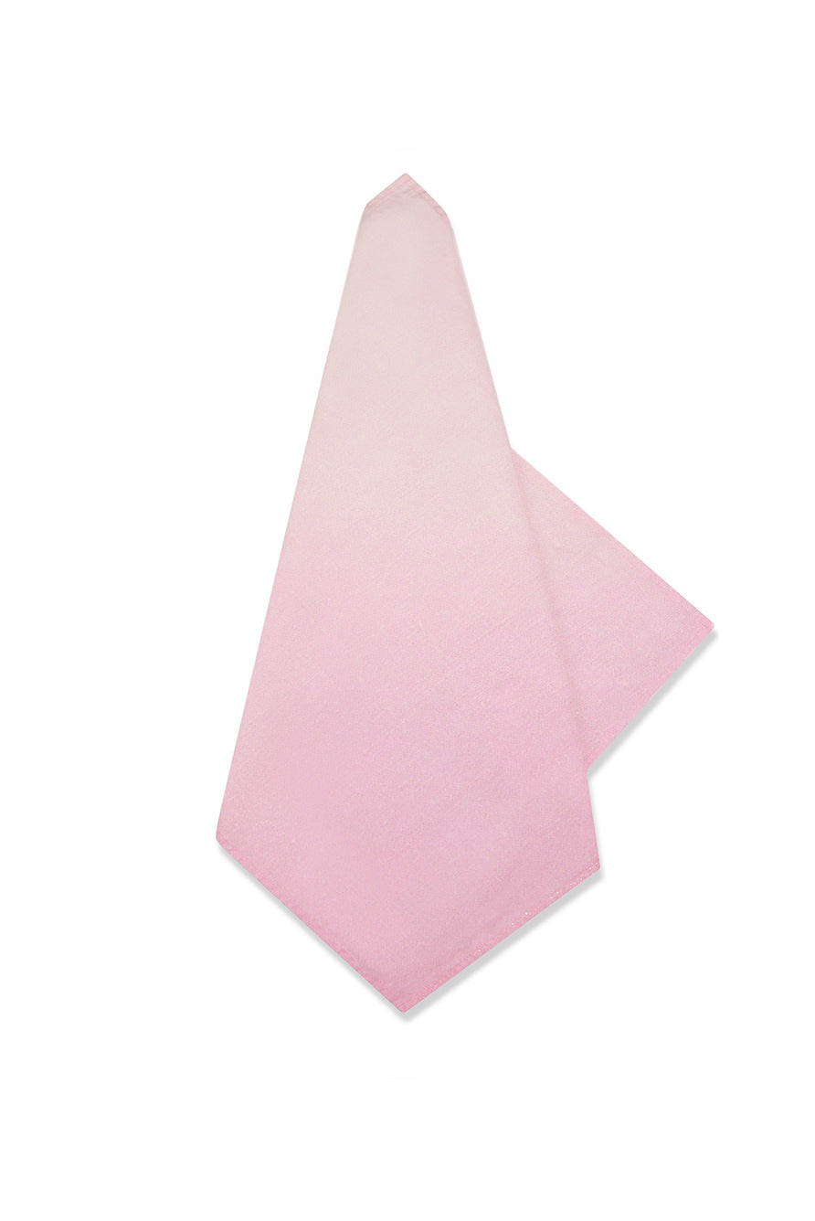 'Simply June' Fade Linen Napkin in Pink, 50x50cm