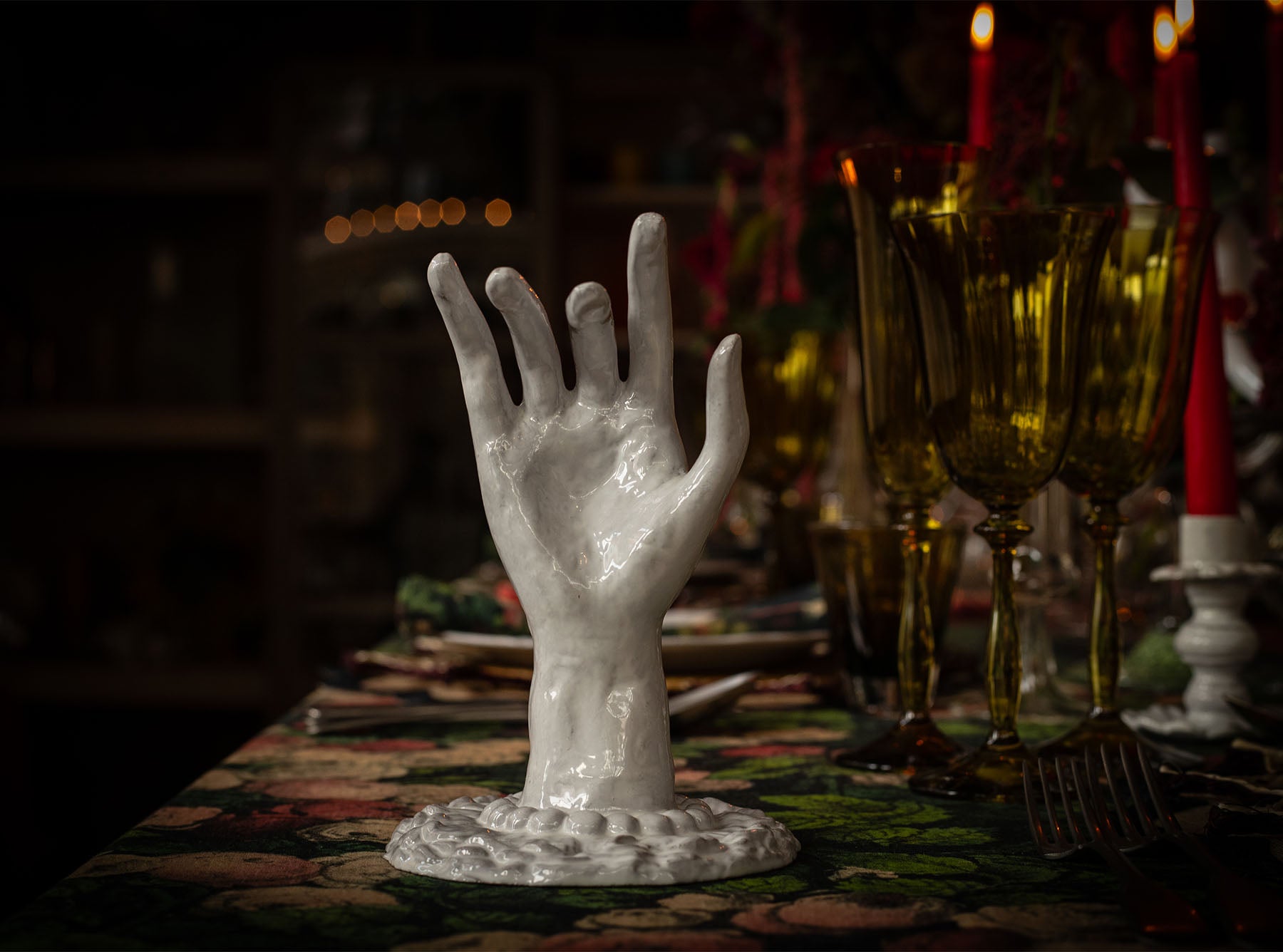 S&B x John Derian 'Sleeping Beauty' Linen Tablecloth