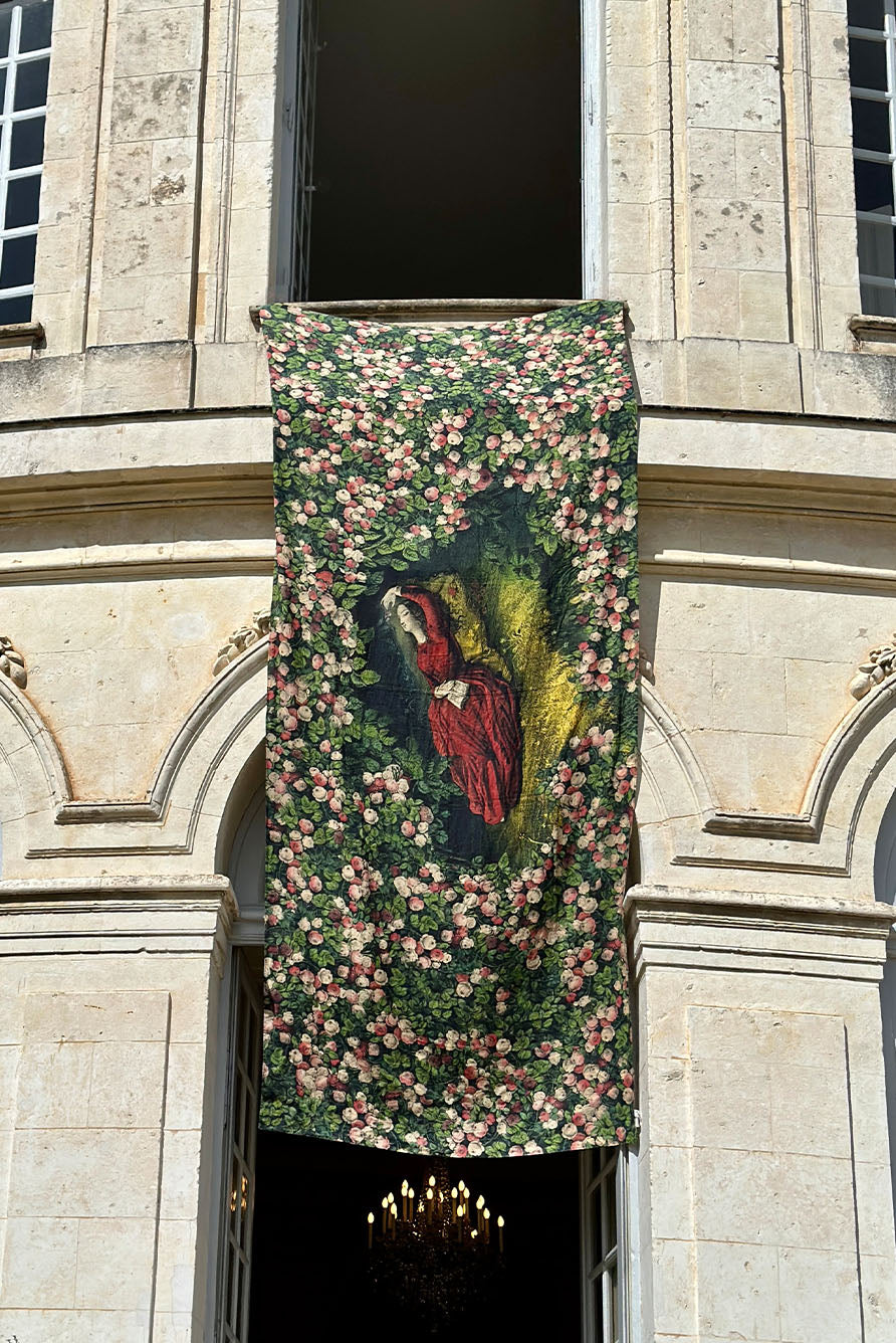 S&B x John Derian 'Sleeping Beauty' Linen Tablecloth