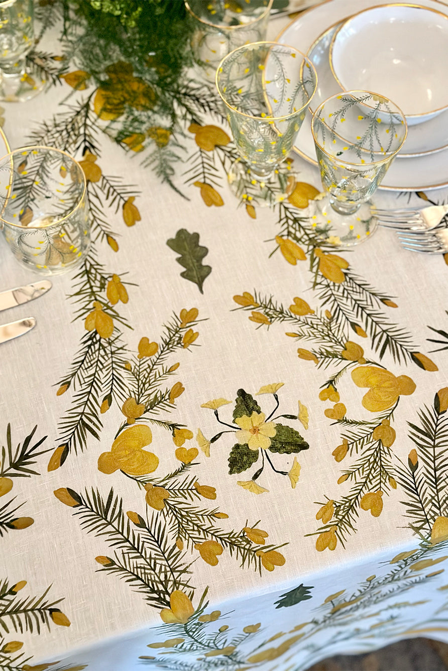 S&B x Gleneagles Linen Tablecloth