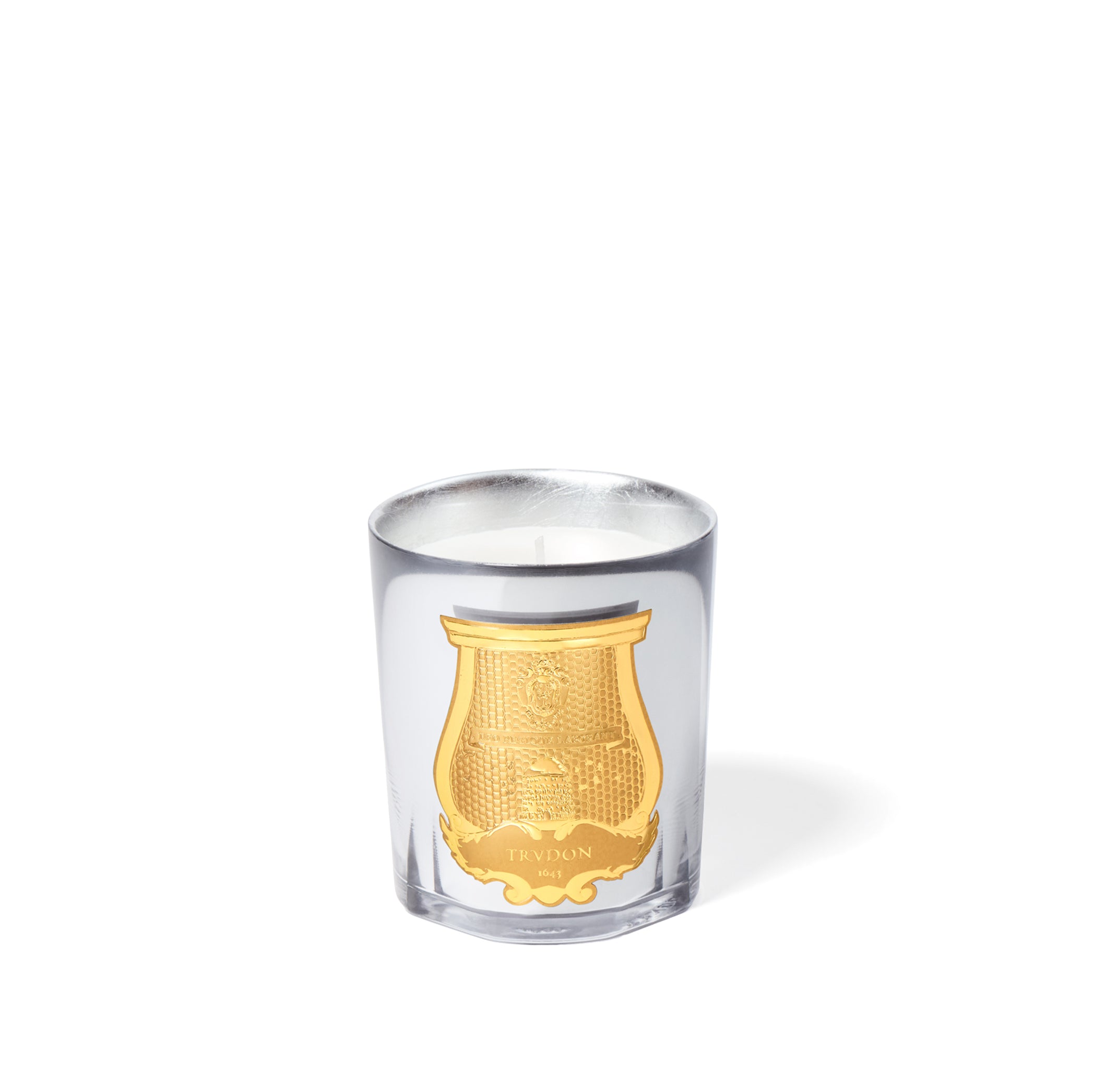 'Cabinet des Mirrors' Powdery Amber Scented Candle, 'Nuit des Glaces' Special Edition by Trudon, 270g (Silver)
