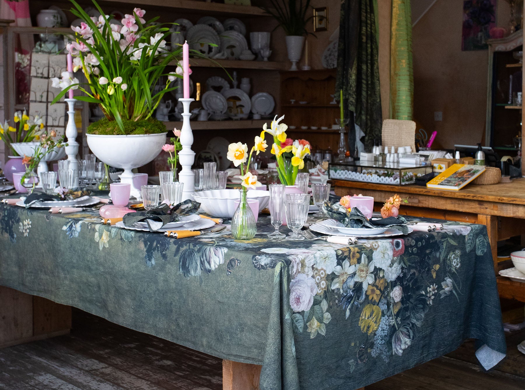 'Still Life 1815' Linen Napkin, 50x50cm