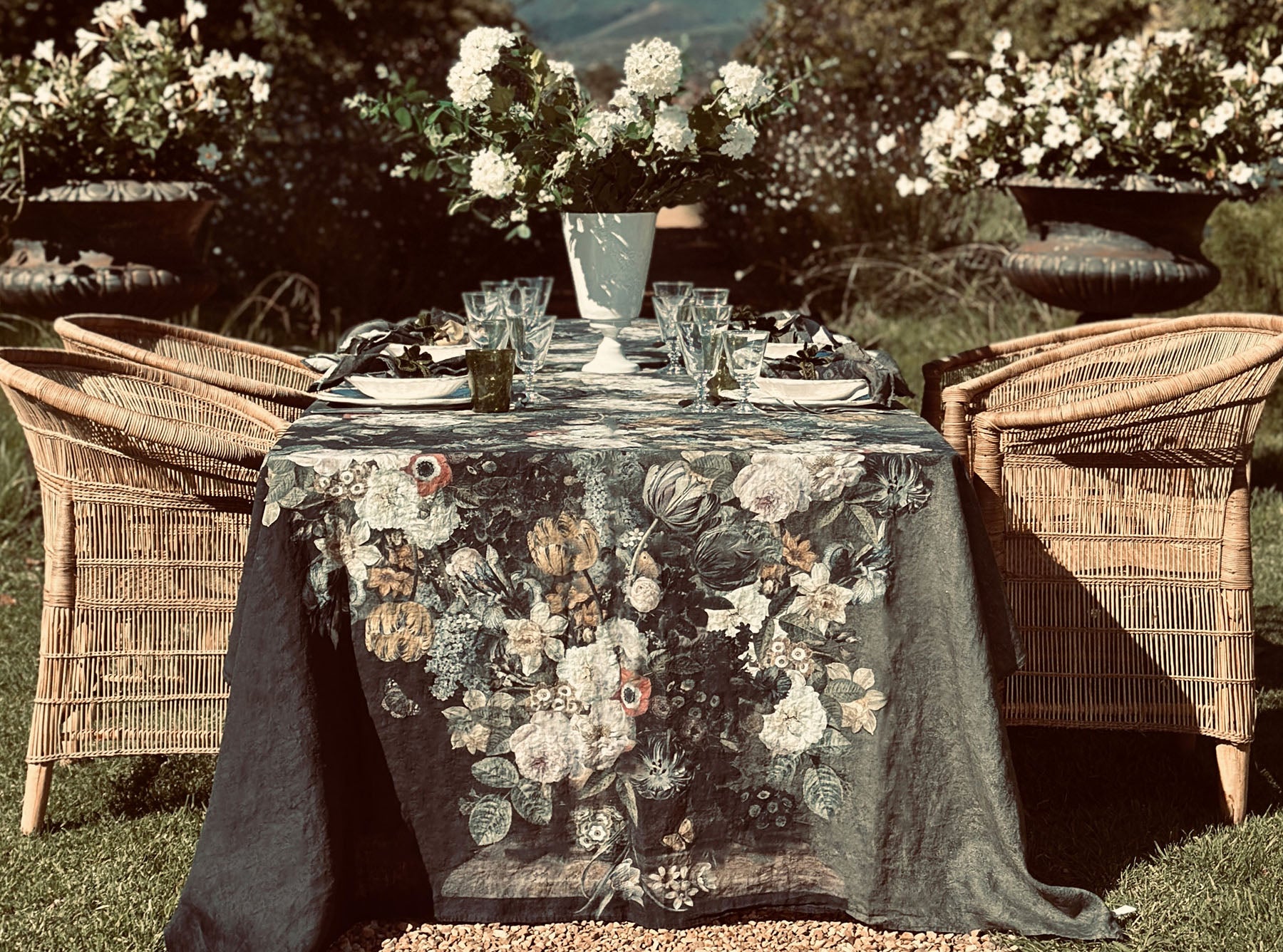 'Still Life 1815' Linen Tablecloth