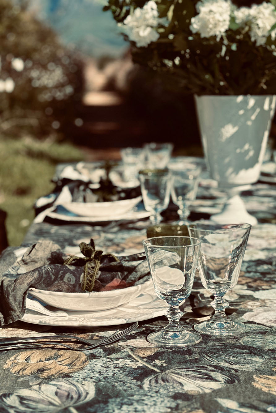 'Still Life 1815' Linen Tablecloth