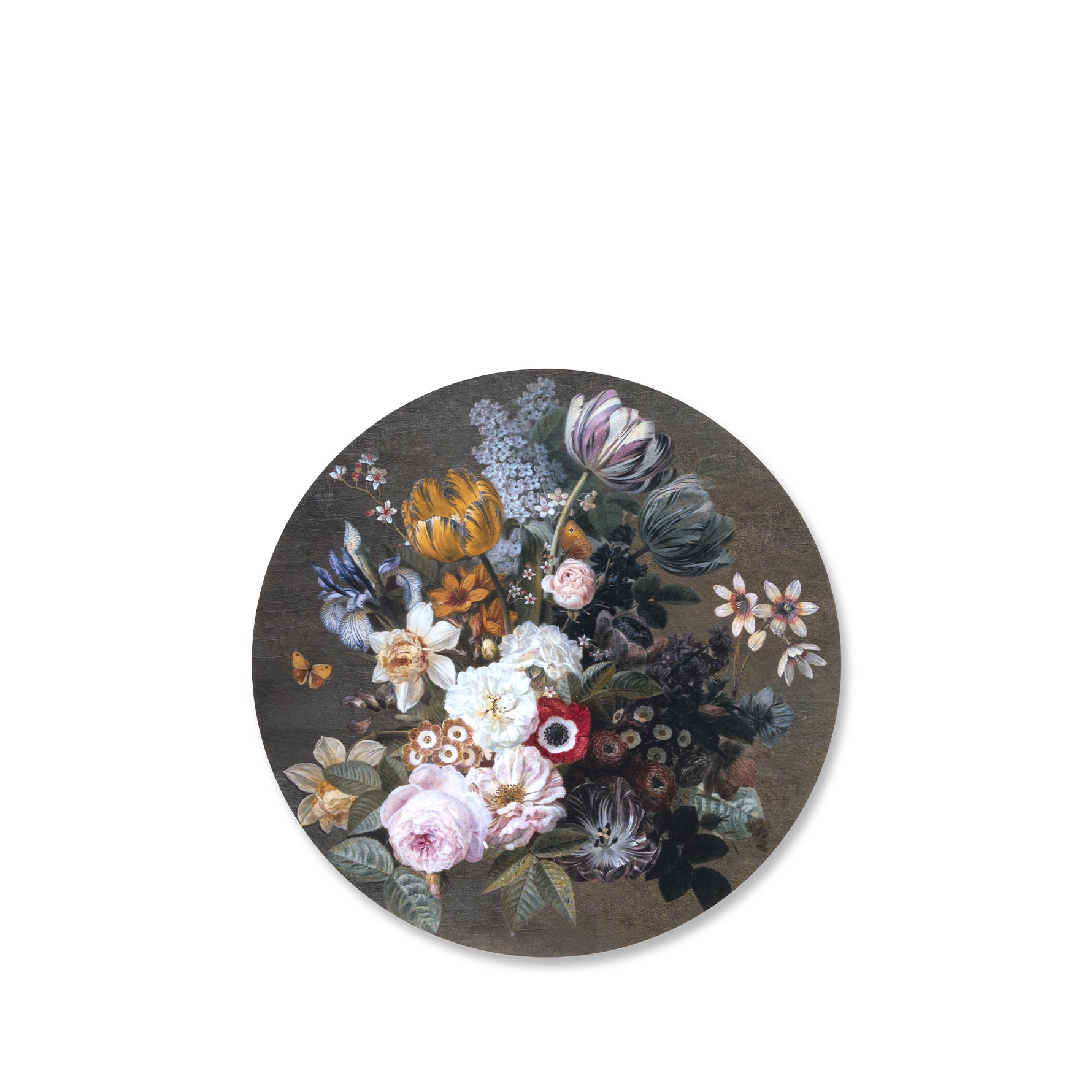 'Still Life 1815' Round Cork-Backed Placemat, 34cm