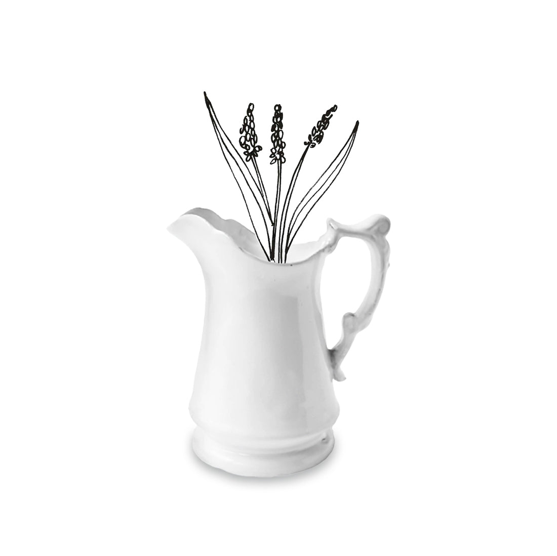 Ceramic Tom Pitcher by Astier de Villatte, 16.5cm