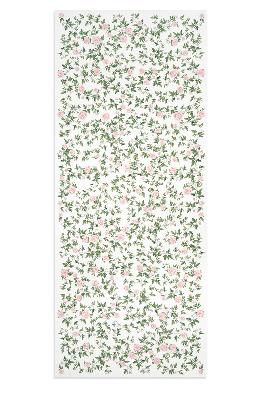 'Trailing Peony' Linen Tablecloth
