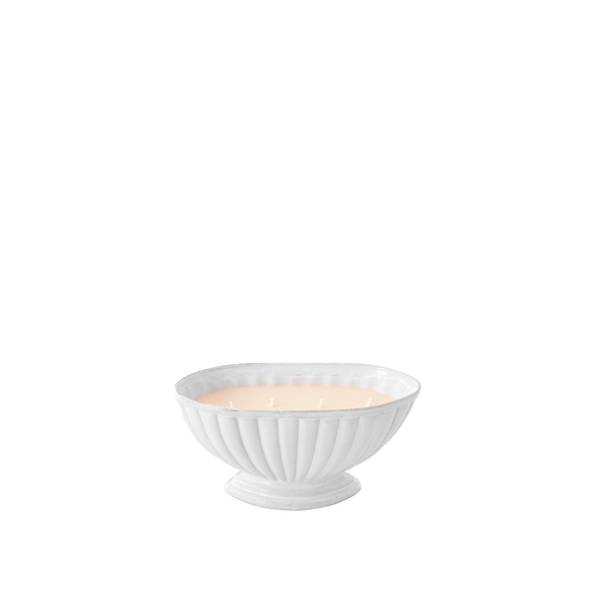 Tucson Scented Candle in Peggy Footed Dish by Astier de Villatte, 25cm