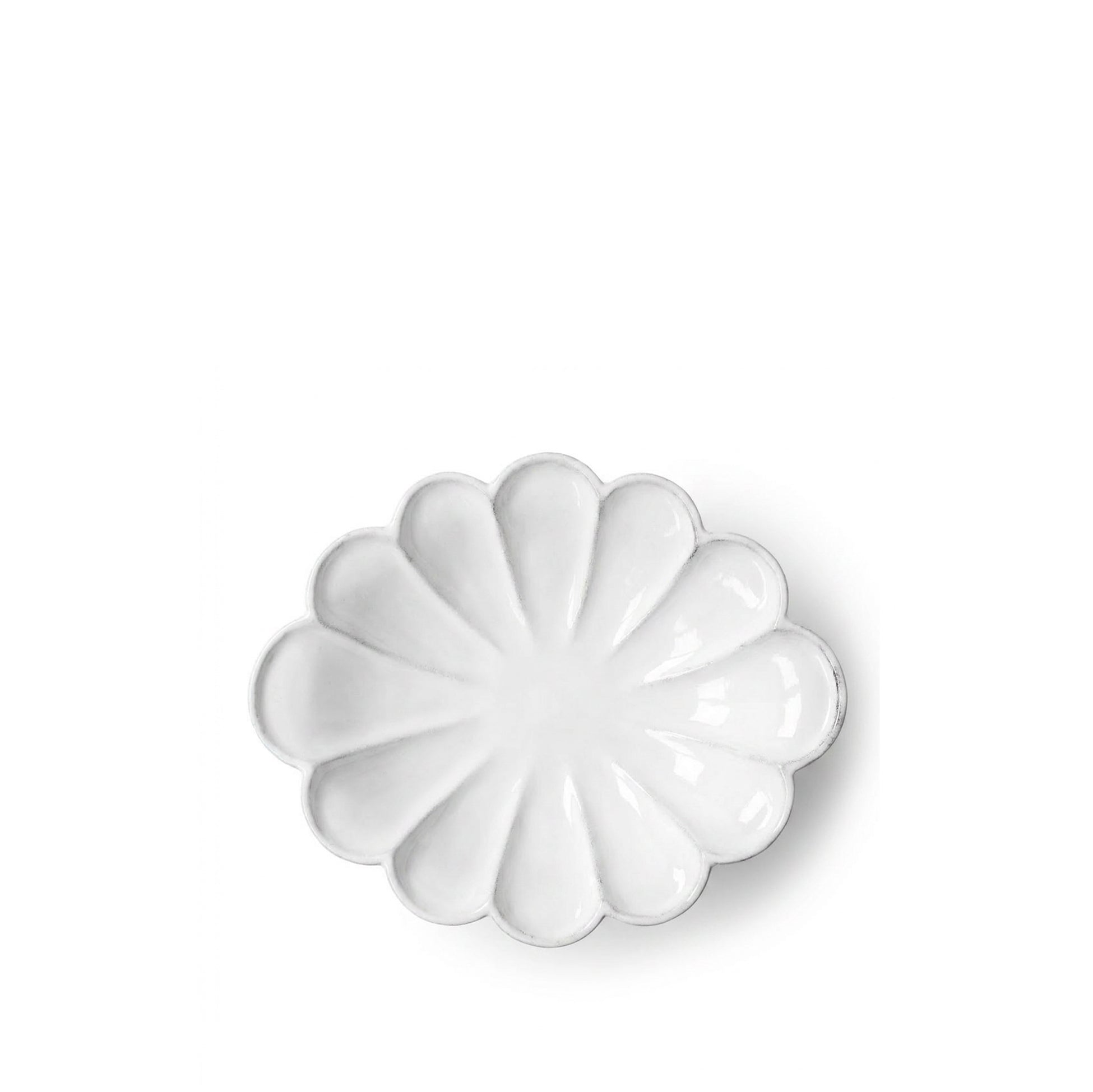 Victoria Scalloped Fruit Stand by Astier de Villatte, 28.5 x 18 x 14cm